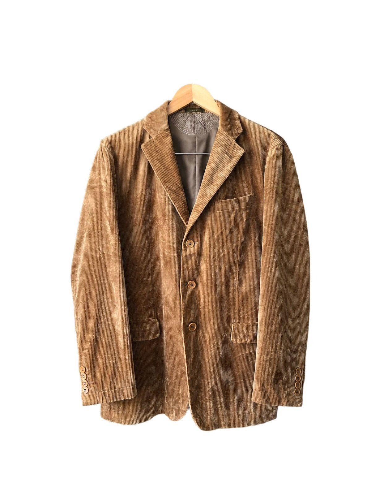 Yohji Yamamoto Vintage Yohji Yamamoto Corduroy Single Breasted Blazer Size US L / EU 52-54 / 3 - 24 Thumbnail