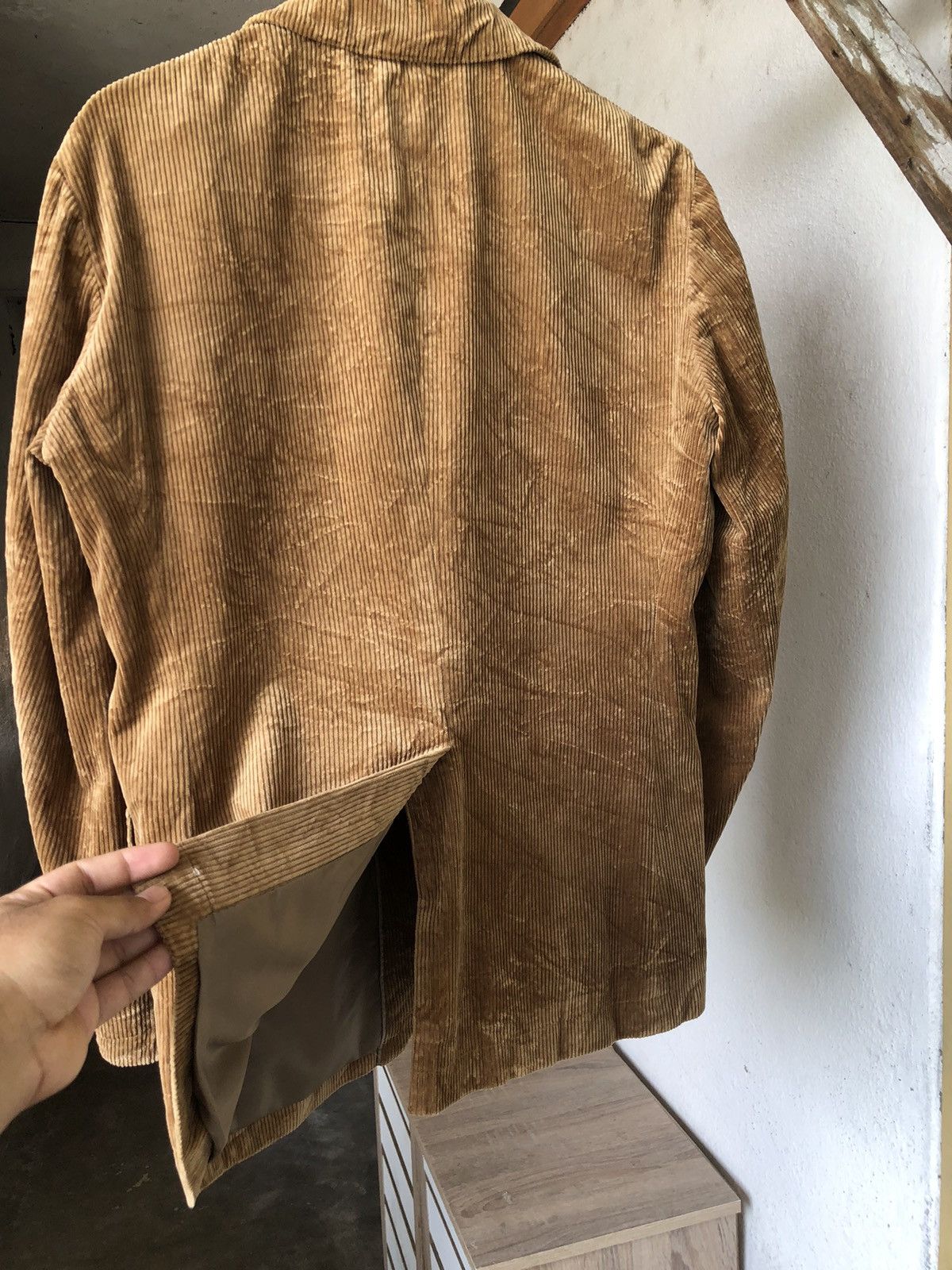 Yohji Yamamoto Vintage Yohji Yamamoto Corduroy Single Breasted Blazer Size US L / EU 52-54 / 3 - 19 Thumbnail