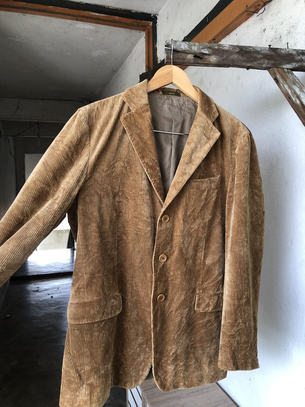 Yohji Yamamoto Vintage Yohji Yamamoto Corduroy Single Breasted Blazer Size US L / EU 52-54 / 3 - 11 Thumbnail