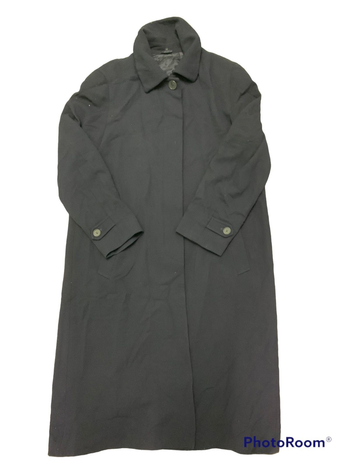 Designer Nice Ivyleaguers Club 100% Wool Long Trench Coat Size US L / EU 52-54 / 3 - 1 Thumbnail