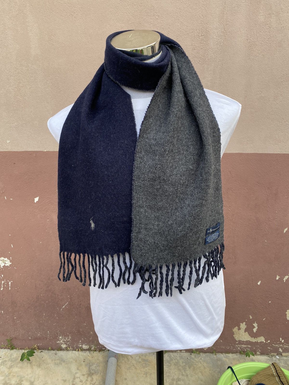 Vintage Polo Ralph Lauren Wooly Muffler Scarf