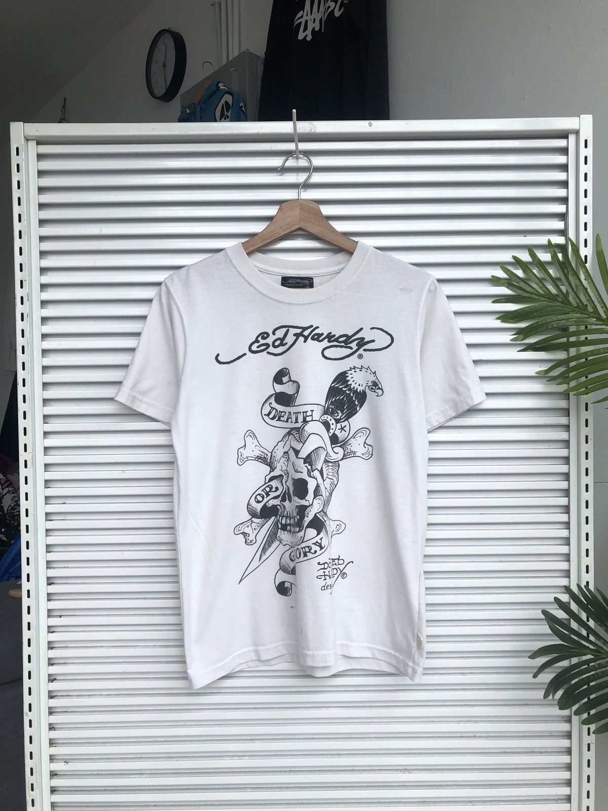Christian Audigier × Ed Hardy × Vintage XX Ed Hardy Christian Audigier Skulls Tees Size US M / EU 48-50 / 2 - 1 Thumbnail