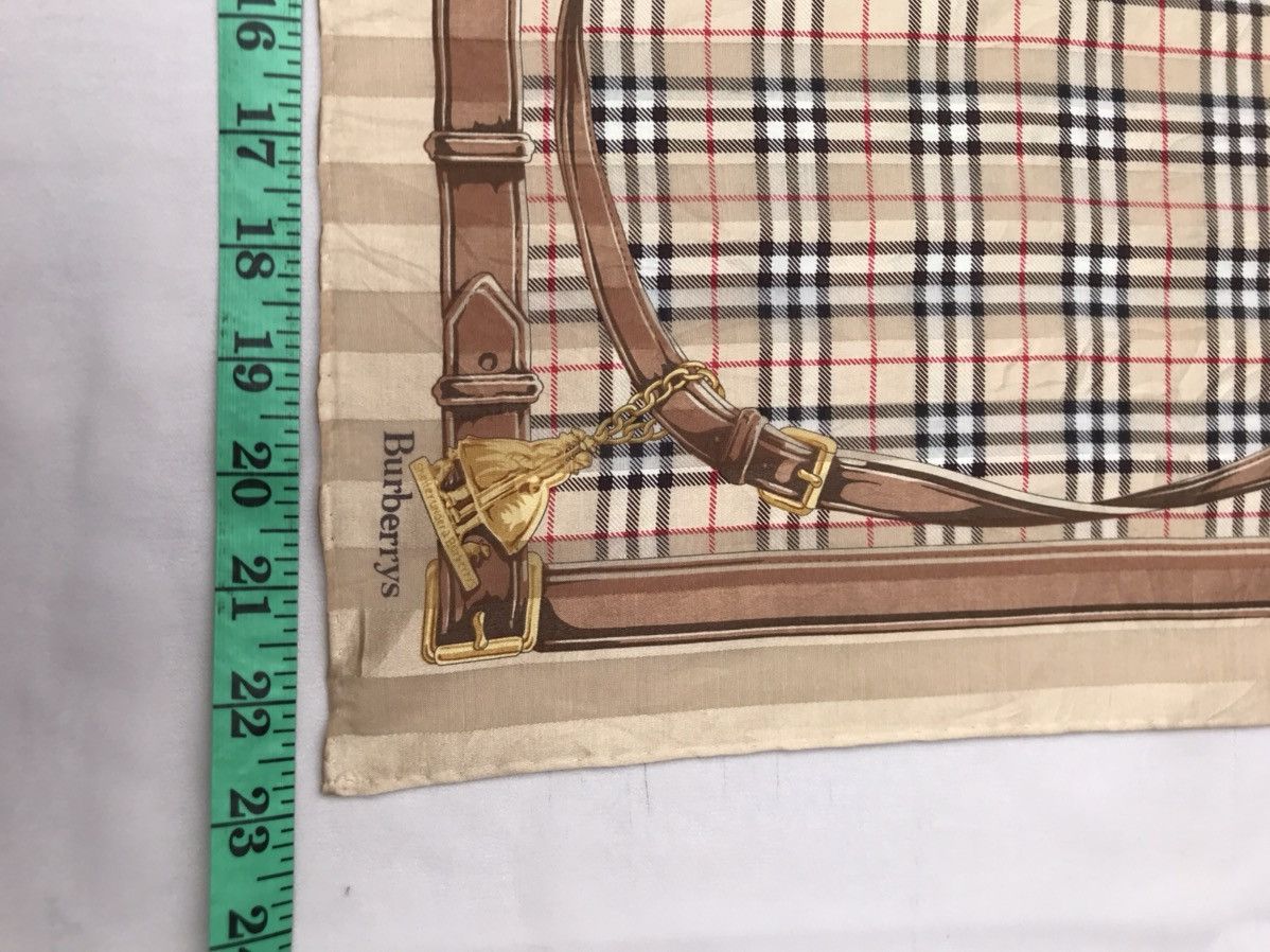 Burberry Vtg Burberry Shelter Under A Burberry Nova Check Silk Scarve Size ONE SIZE - 3 Thumbnail