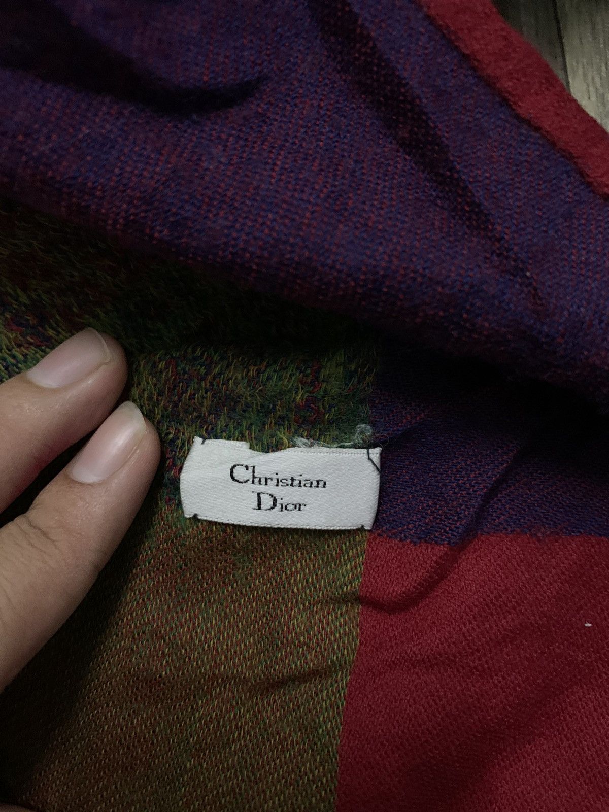 Christian Dior Monsieur × Dior Nice Design Christian Dior Wool Mufler Size ONE SIZE - 5 Thumbnail