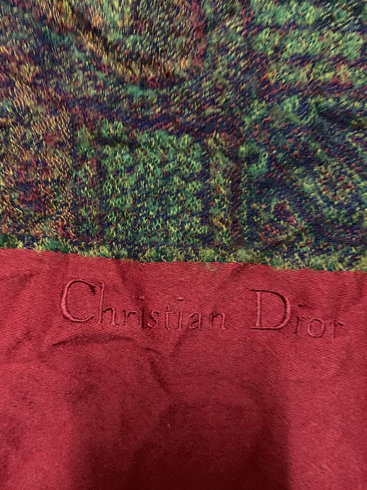 Christian Dior Monsieur × Dior Nice Design Christian Dior Wool Mufler Size ONE SIZE - 3 Thumbnail