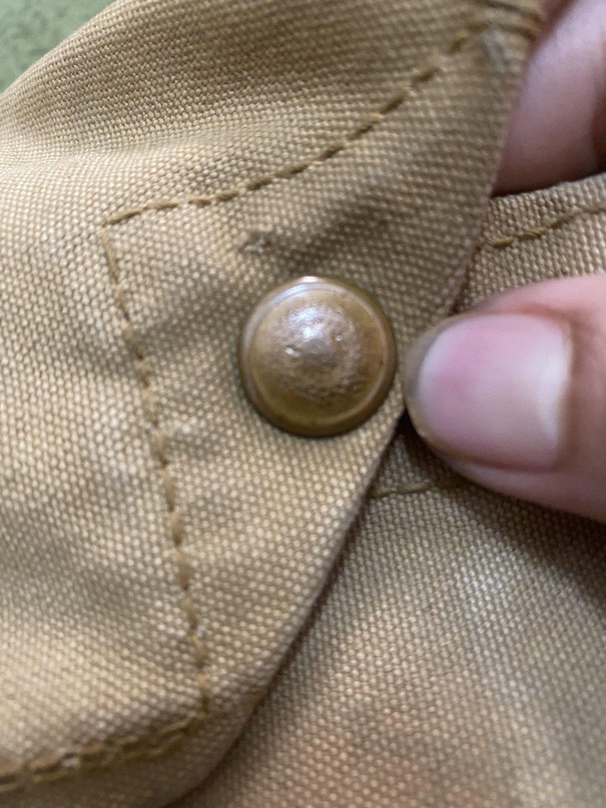 Vintage 🔥1942 British United WWII Gas Mask Bag Super Rare Collector Size ONE SIZE - 7 Thumbnail