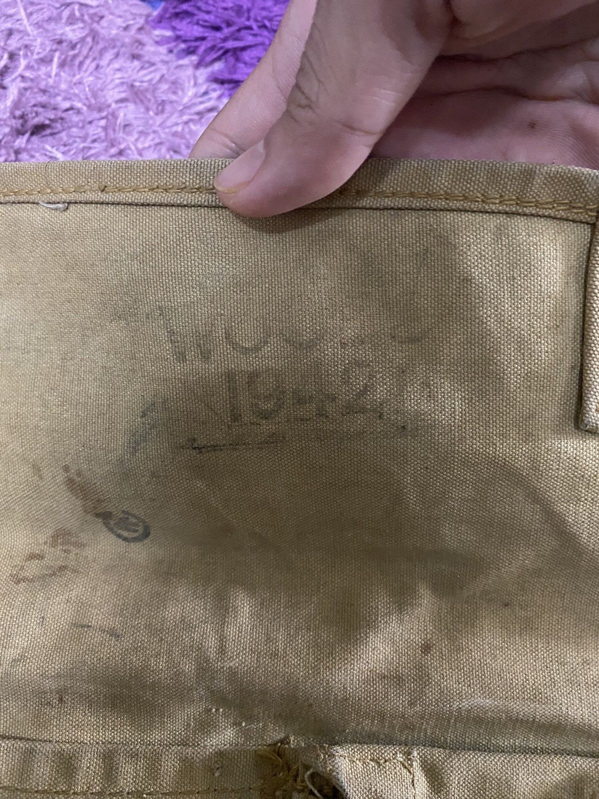 Vintage 🔥1942 British United WWII Gas Mask Bag Super Rare Collector Size ONE SIZE - 15 Thumbnail
