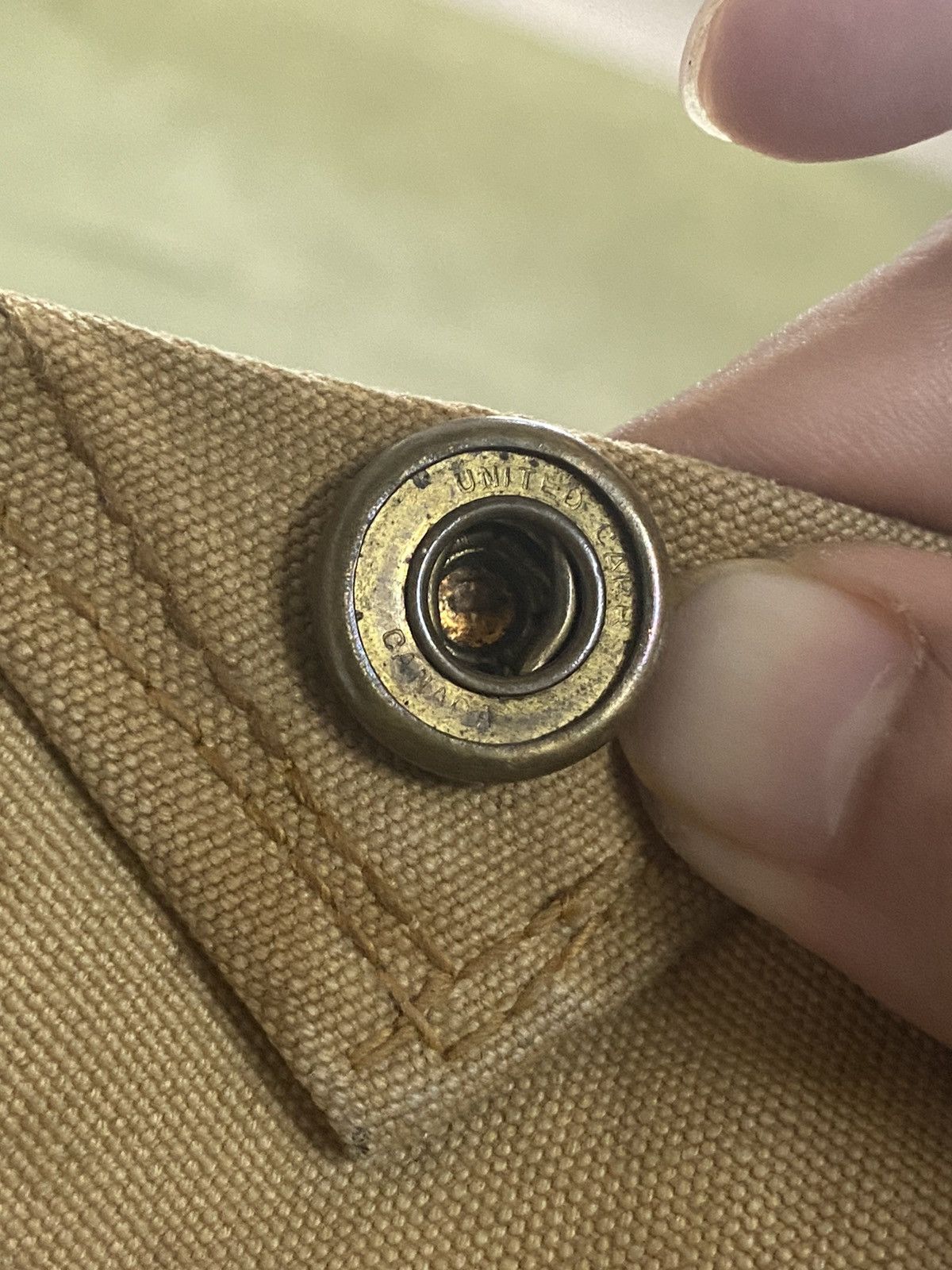 Vintage 🔥1942 British United WWII Gas Mask Bag Super Rare Collector Size ONE SIZE - 14 Thumbnail