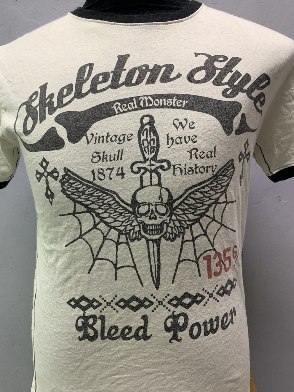 Seditionaries Nice Skeleton Style T Shirt Size US M / EU 48-50 / 2 - 3 Thumbnail