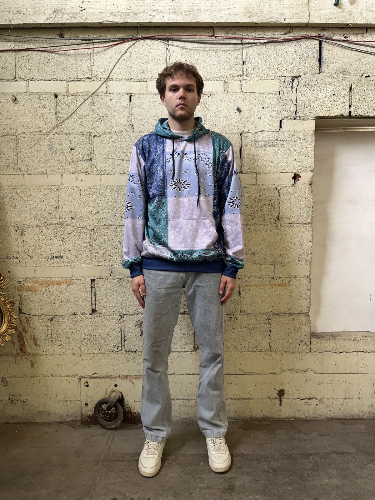 Vintage Patchwork Hoodie Size US S / EU 44-46 / 1 - 3 Thumbnail
