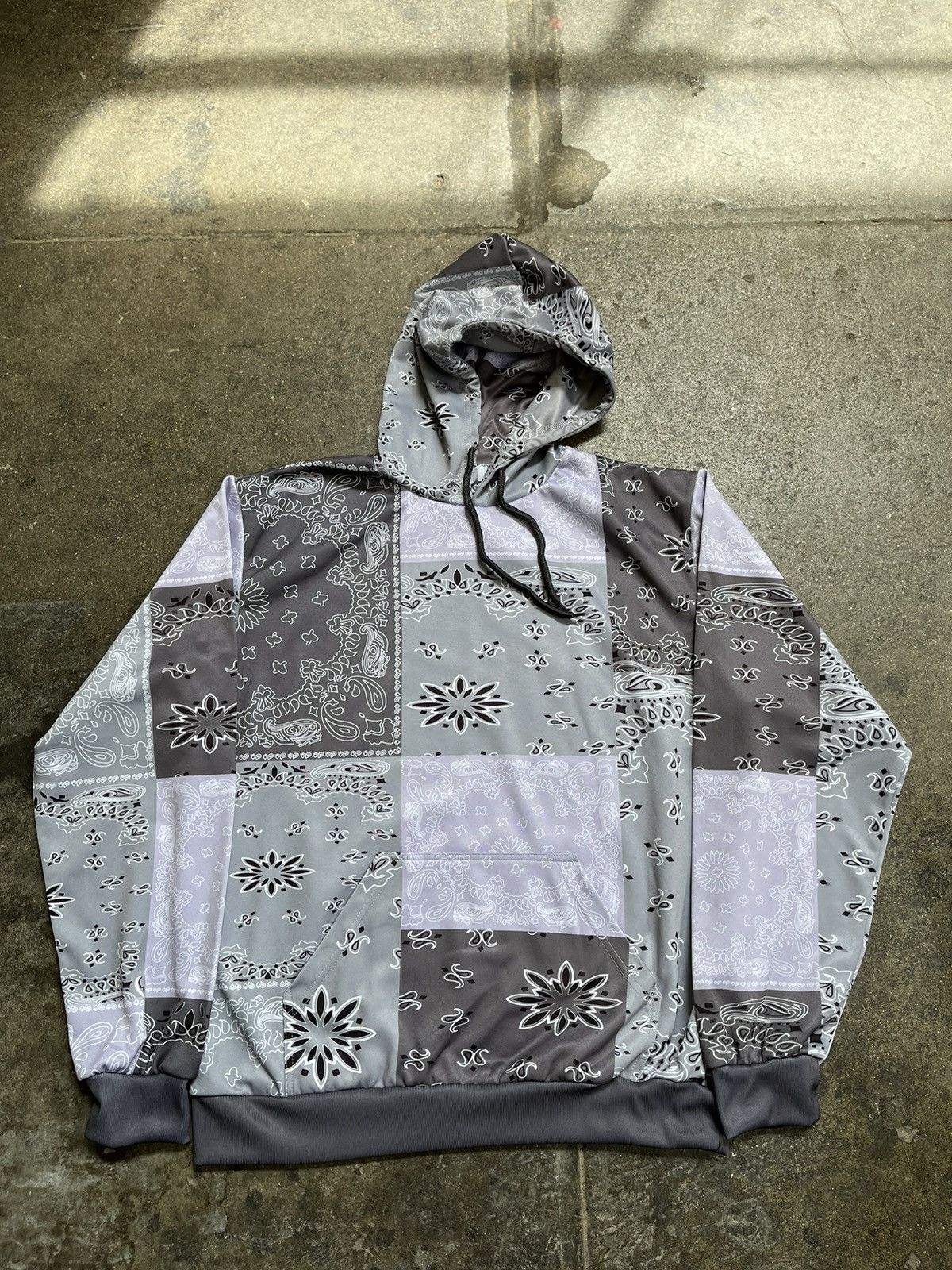 Streetwear Vintage Patchwork Hoodie Grailed