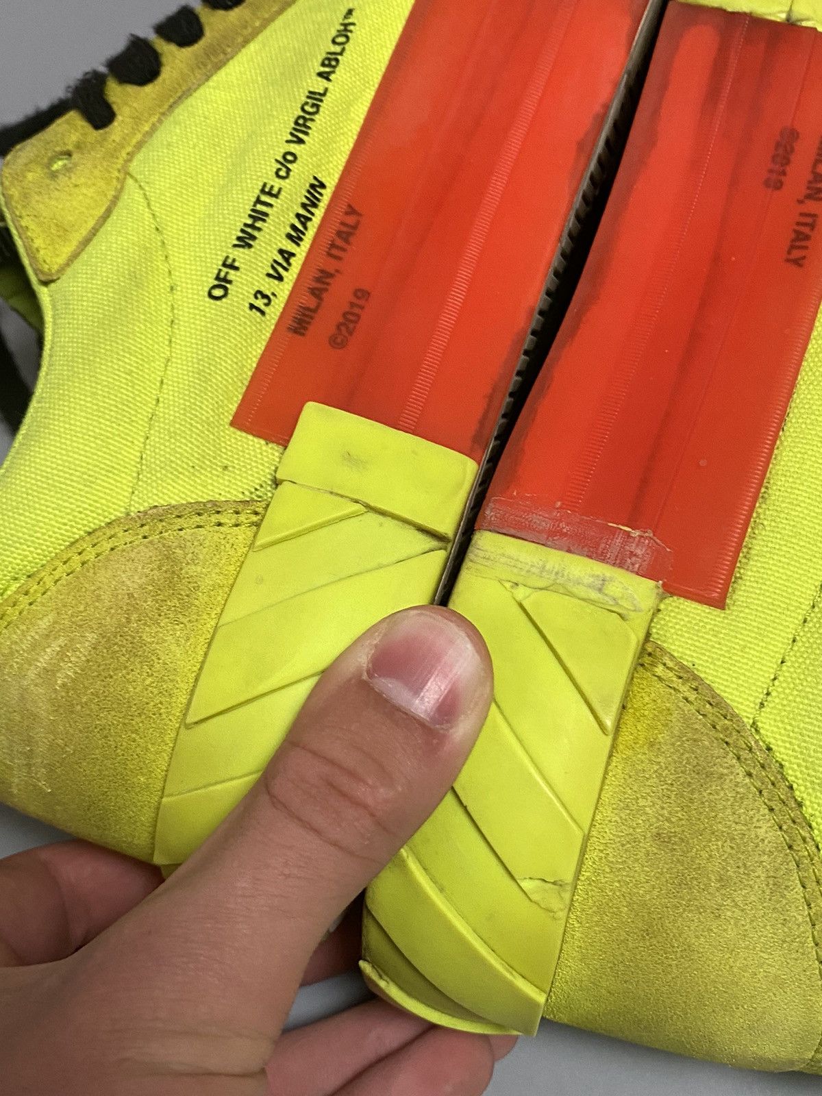Off-White Off-White 2013 vulcanized Virgil Abloh arrows shoes 42 Size US 9 / EU 42 - 14 Thumbnail