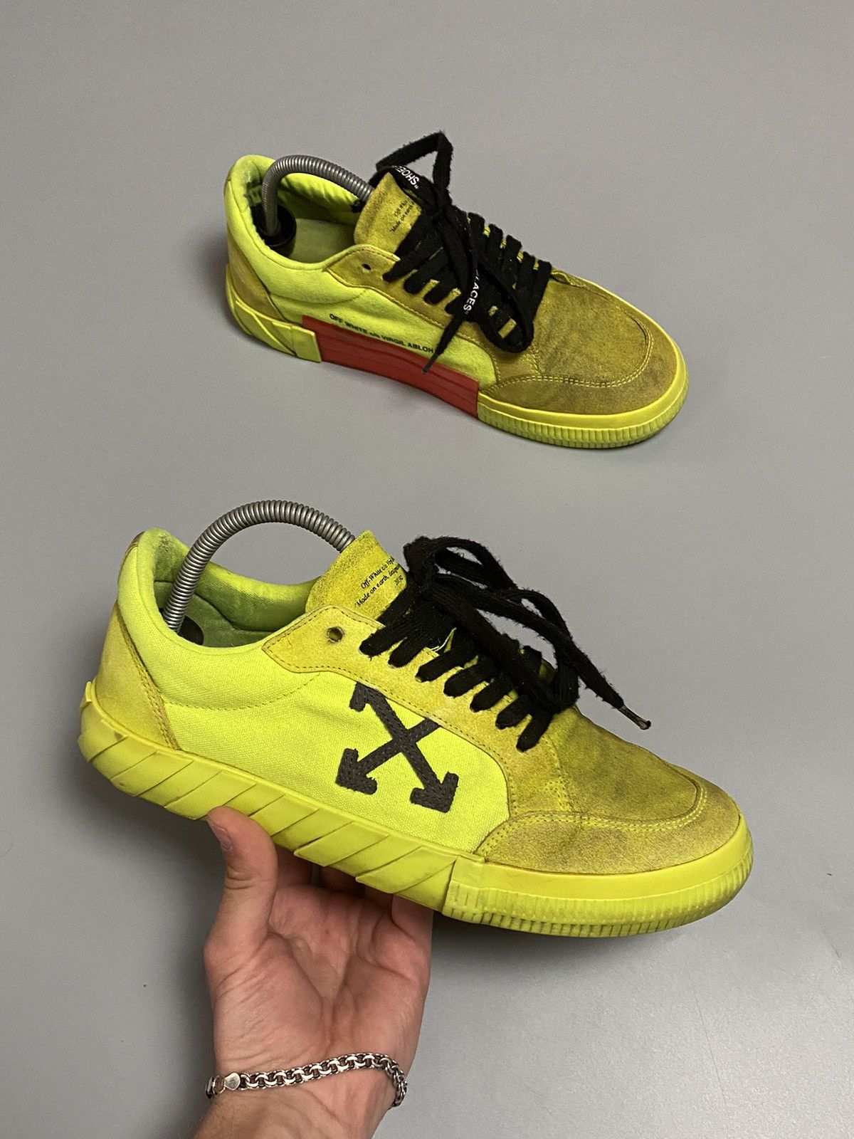 Off-White Off-White 2013 vulcanized Virgil Abloh arrows shoes 42