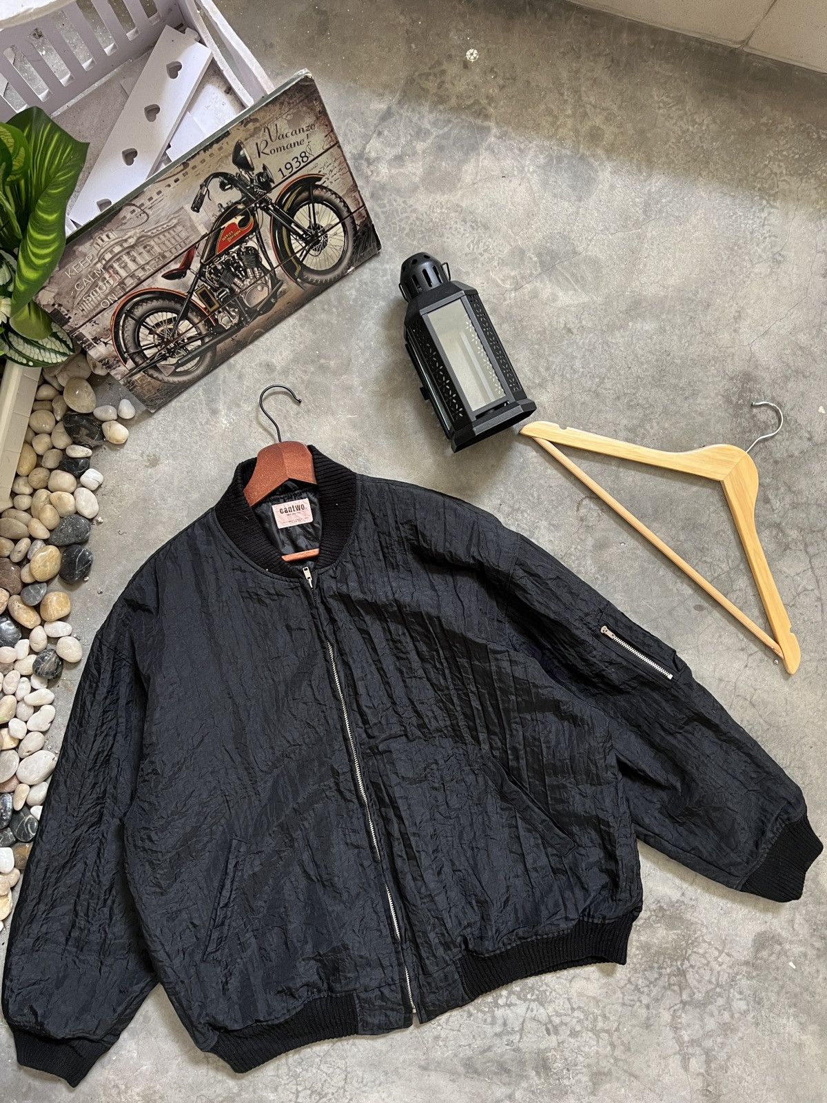 Japanese Brand × Vintage Vintage 🏴‍☠️ CanTwo Providen Flying Garment Bomber Jacket Size US XL / EU 56 / 4 - 3 Thumbnail