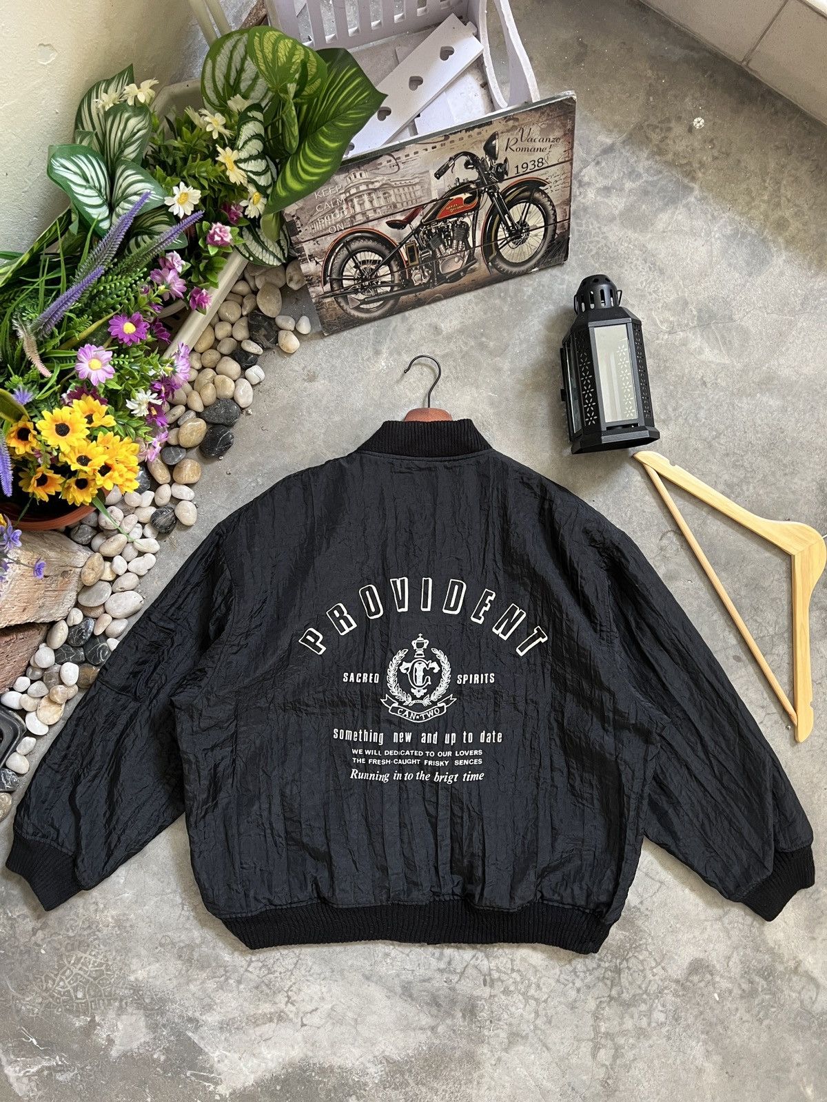 Japanese Brand × Vintage Vintage 🏴‍☠️ CanTwo Providen Flying Garment Bomber Jacket Size US XL / EU 56 / 4 - 5 Thumbnail