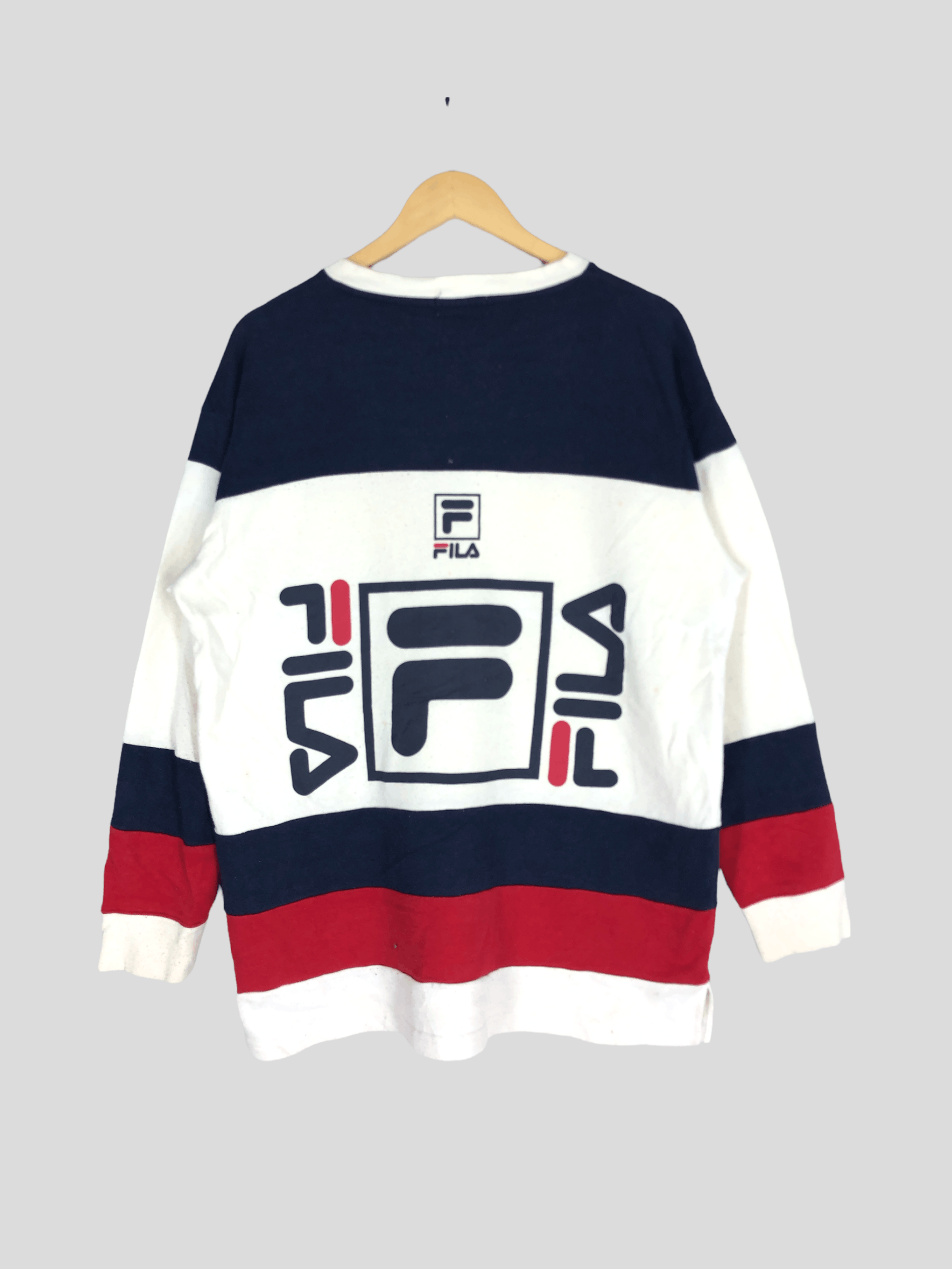 Vintage Fila Biglogo Sweatshirt Crewneck Pullover