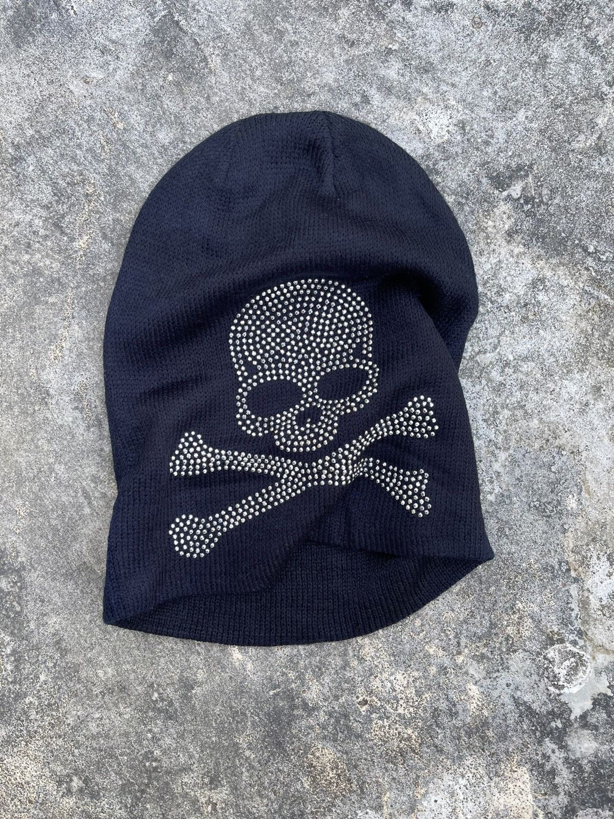 Japanese Brand Vintage Sequin Skulls Beanie Size ONE SIZE - 3 Thumbnail
