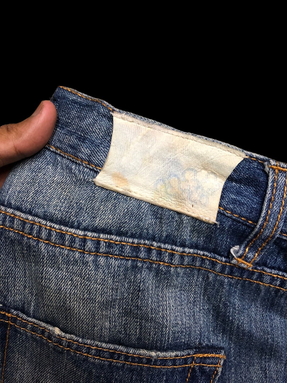 Japanese Brand RIPPED⚡️MYSTIC DISTRESSED JEANS Size US 30 / EU 46 - 4 Thumbnail
