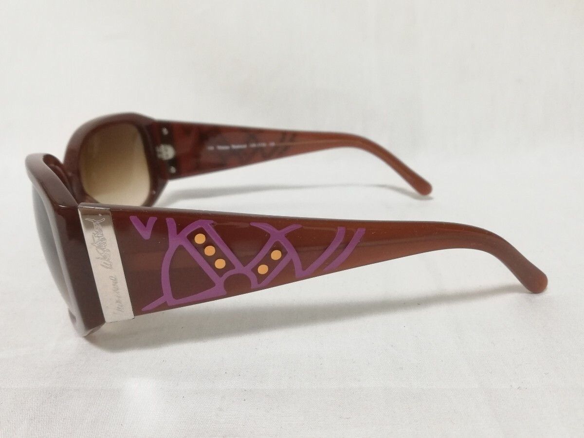Pre-owned Vivienne Westwood Big Orb Sunglasses In Brown