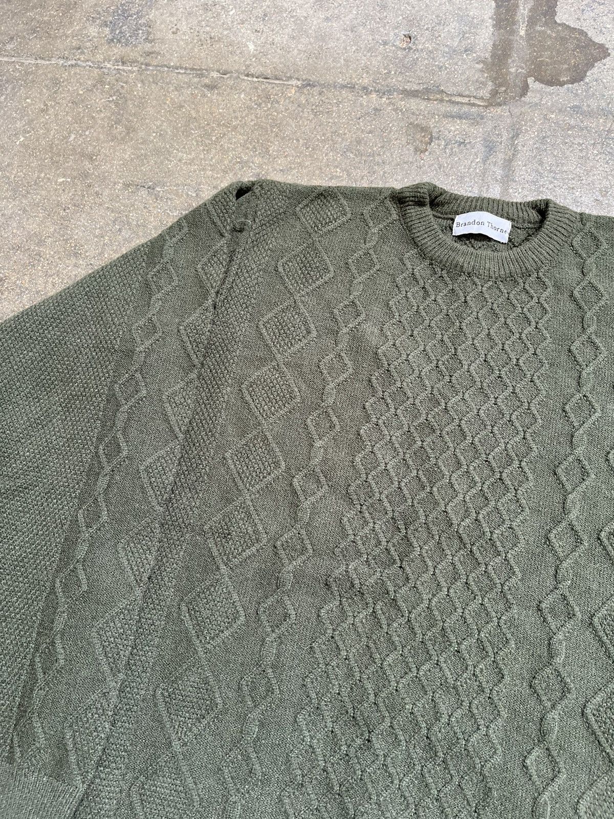 Vintage Cable Knit Sweater Size US S / EU 44-46 / 1 - 2 Thumbnail