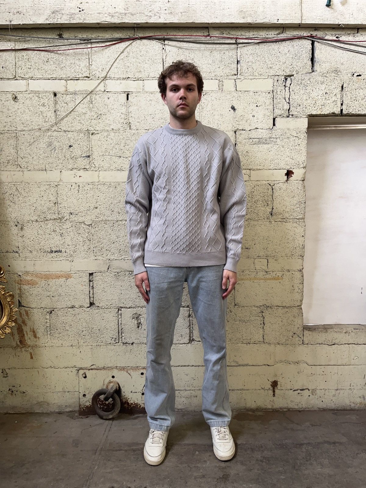Vintage Cable Knit Sweater Size US XS / EU 42 / 0 - 3 Thumbnail