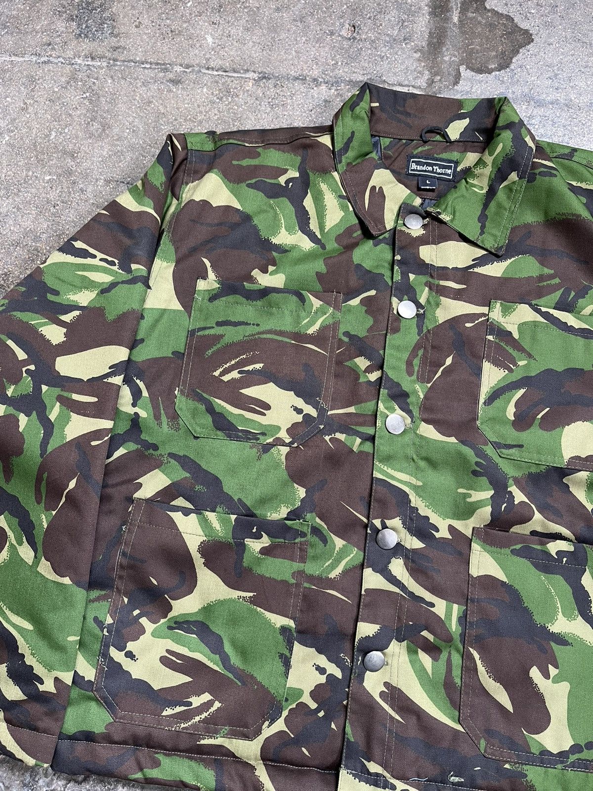 Vintage Camo Work Jacket Size US L / EU 52-54 / 3 - 2 Thumbnail