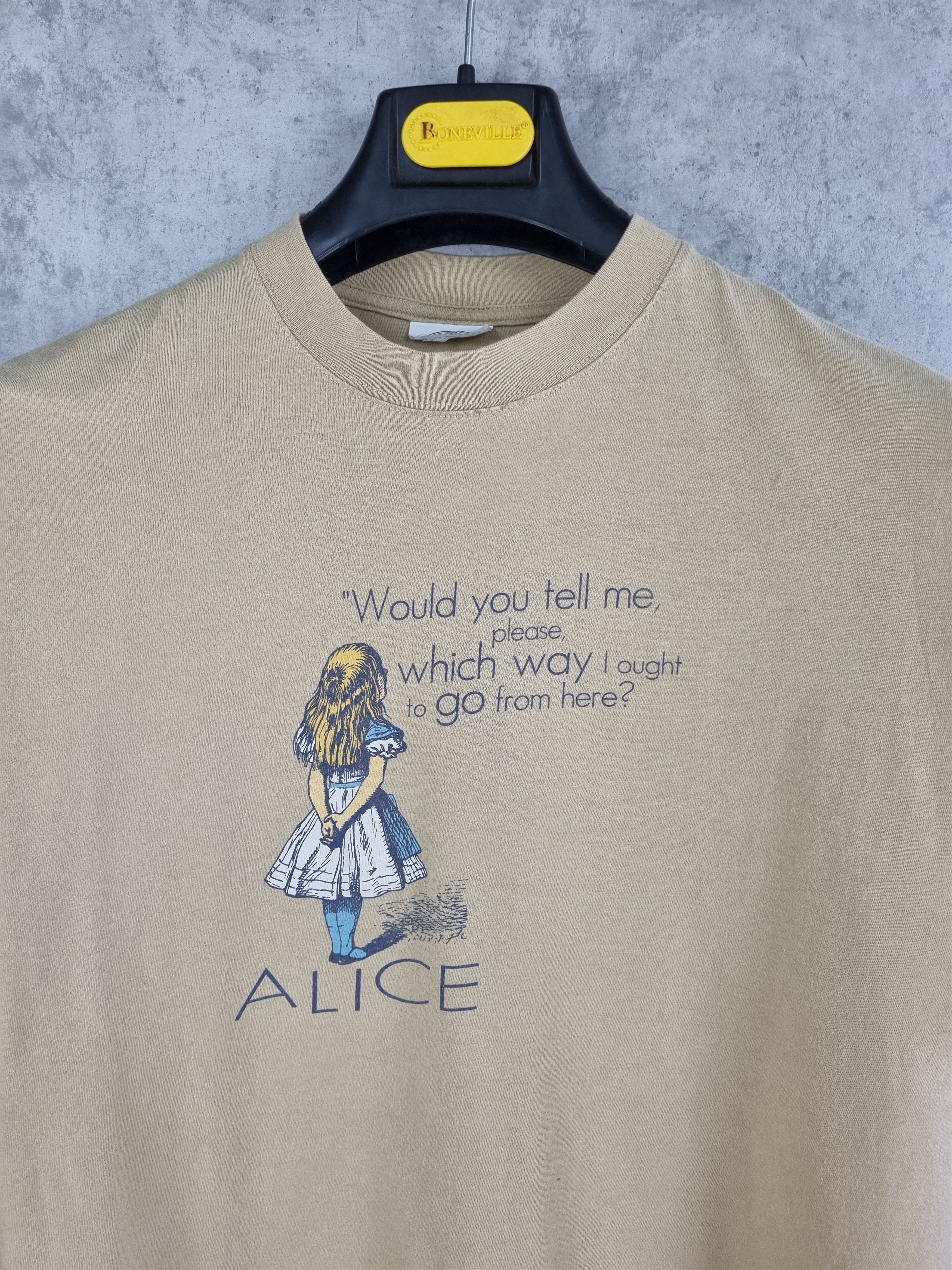 Disney × Vintage Rare Alice in Wonderland Tee Shirt faded Size US M / EU 48-50 / 2 - 5 Thumbnail