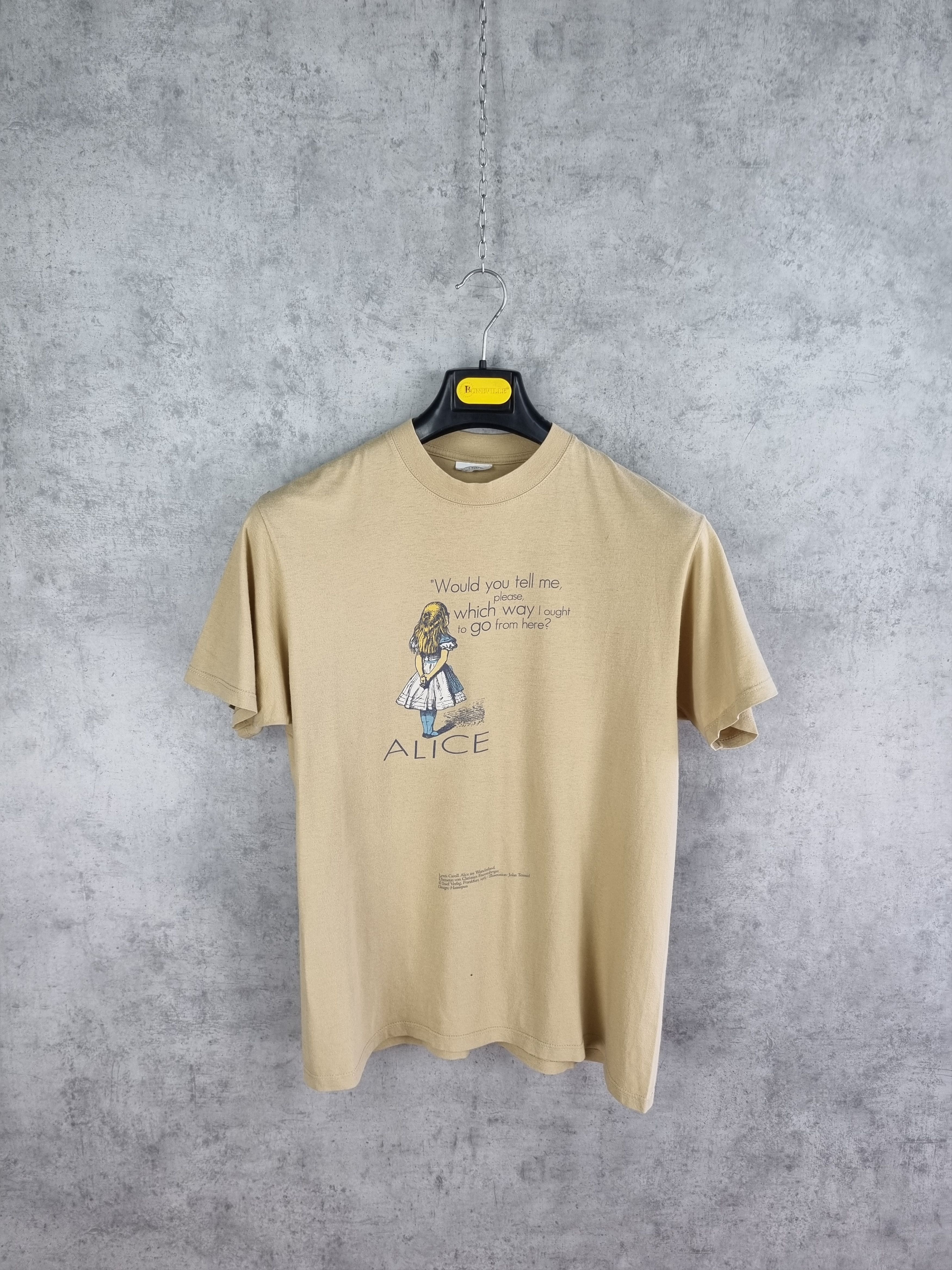Disney × Vintage Rare Alice in Wonderland Tee Shirt faded Size US M / EU 48-50 / 2 - 3 Thumbnail