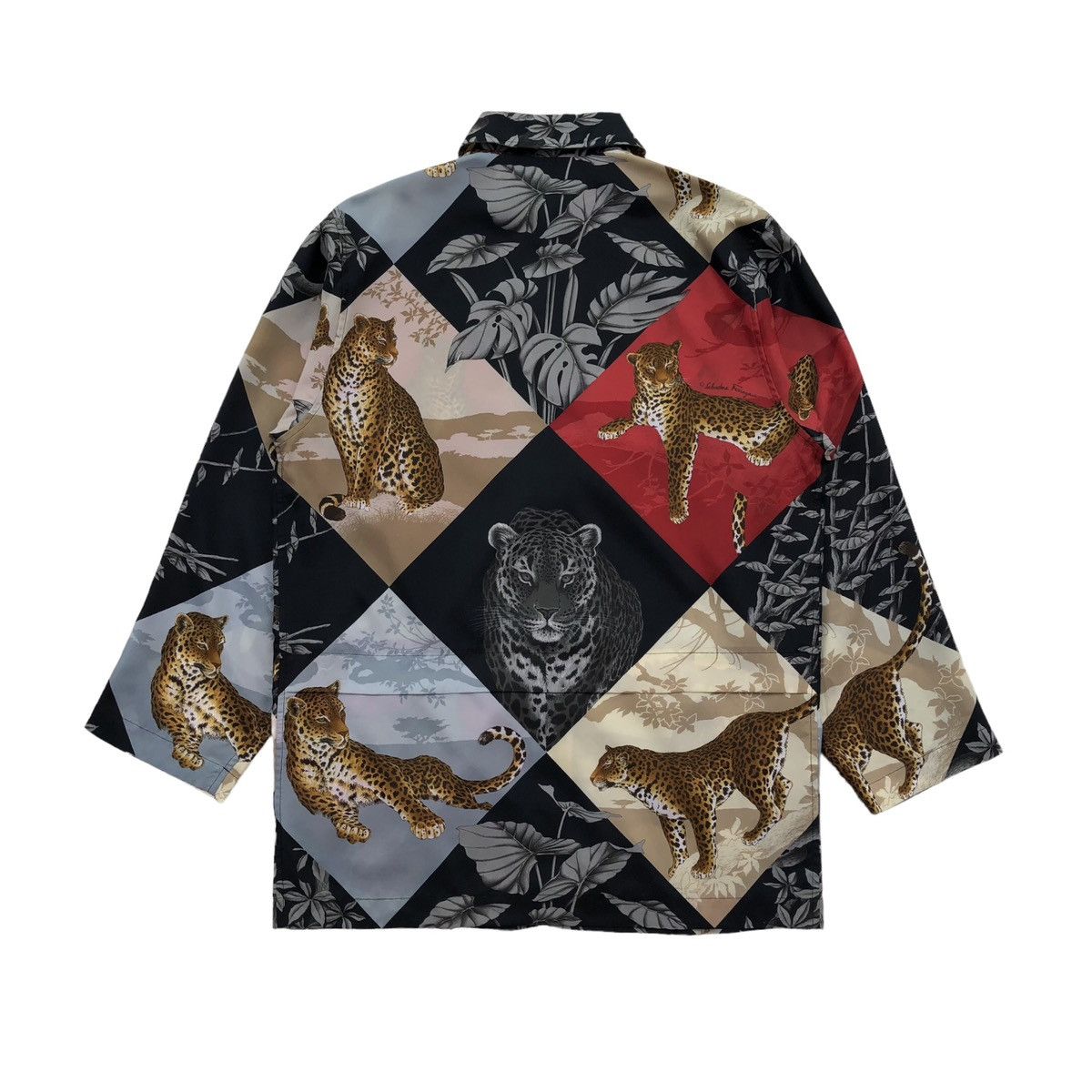 Salvatore Ferragamo Salvatore Ferragamo Animal In Floral Printed Buttoned Shirt Size US S / EU 44-46 / 1 - 18 Thumbnail