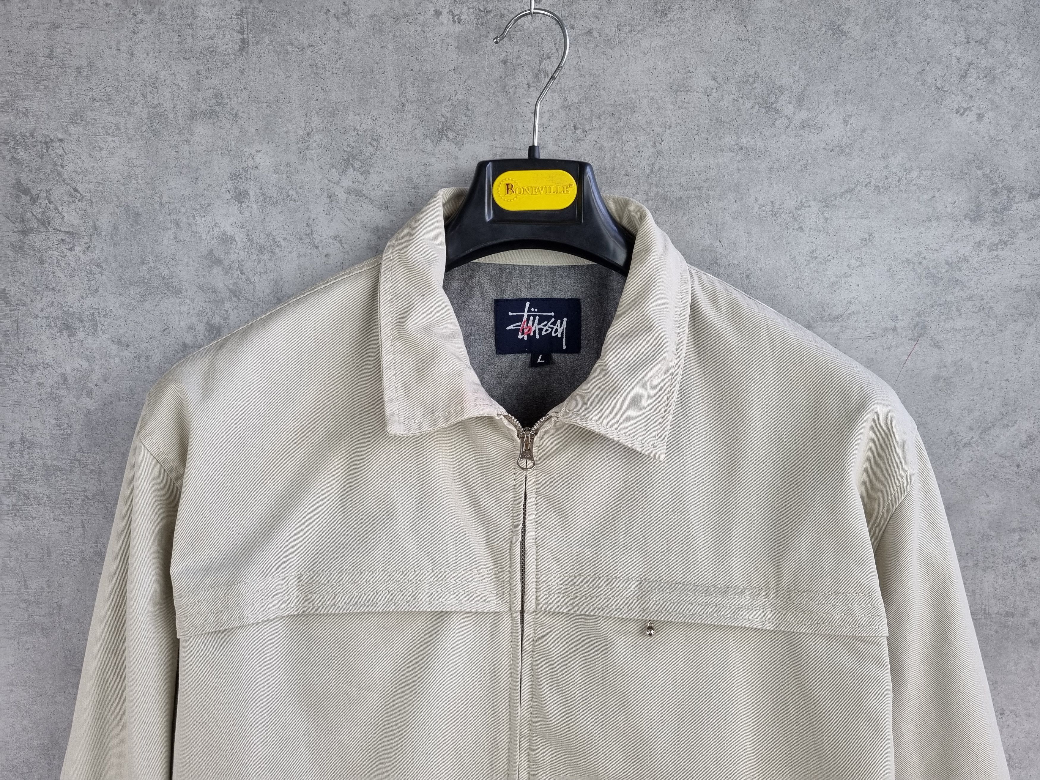 Stussy 90s Rare Stussy Worker Light Jacket Made in USA Size US L / EU 52-54 / 3 - 3 Thumbnail