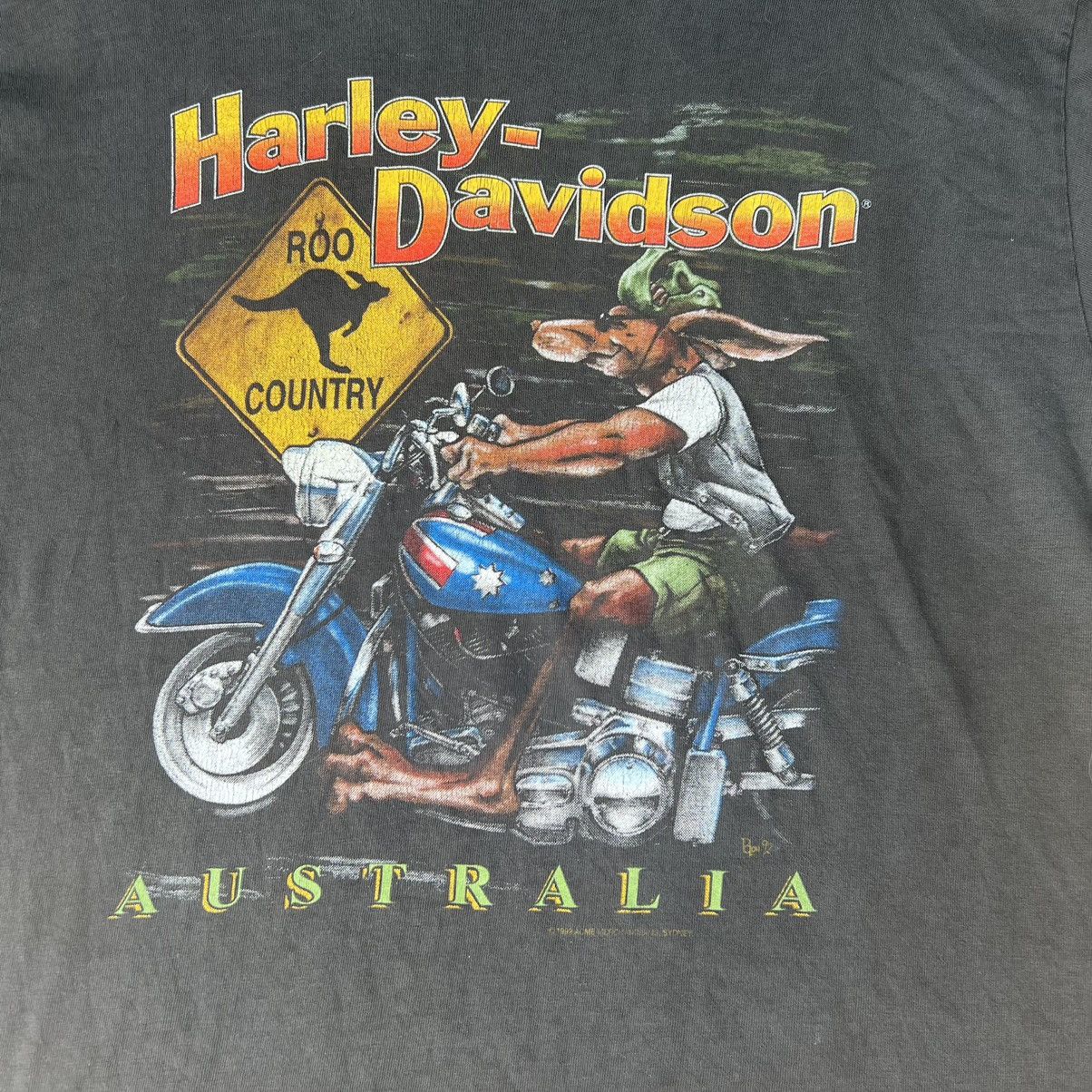 Harley Davidson × Vintage VINTAGE 90’S TEE SHIRT HARLEY DAVIDSON AUSTRALIA Size US M / EU 48-50 / 2 - 3 Thumbnail