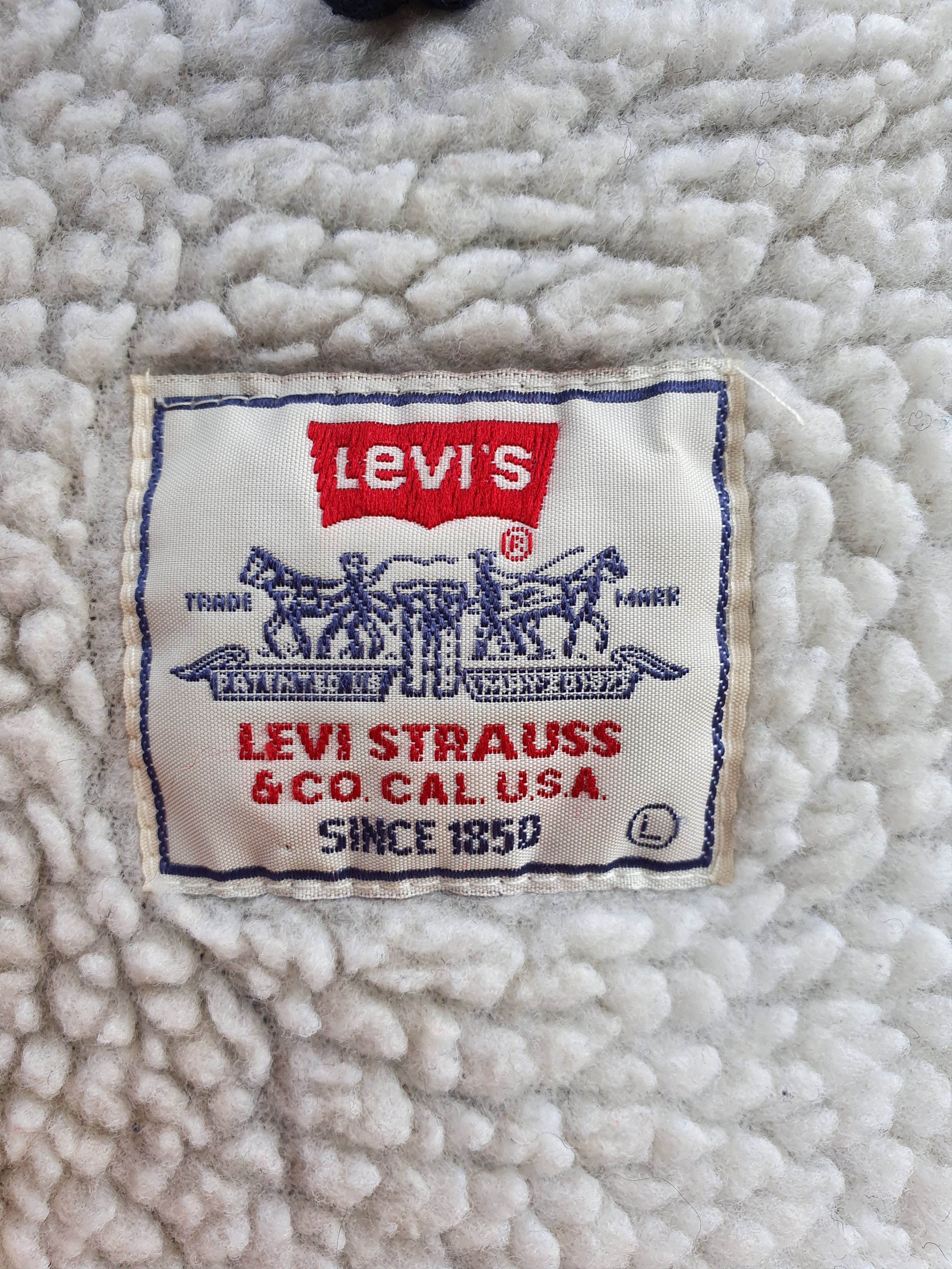 Levi's × Vintage 70s Very Rare Vintage Sherpa Wool Levi’s Vest Size US L / EU 52-54 / 3 - 9 Thumbnail