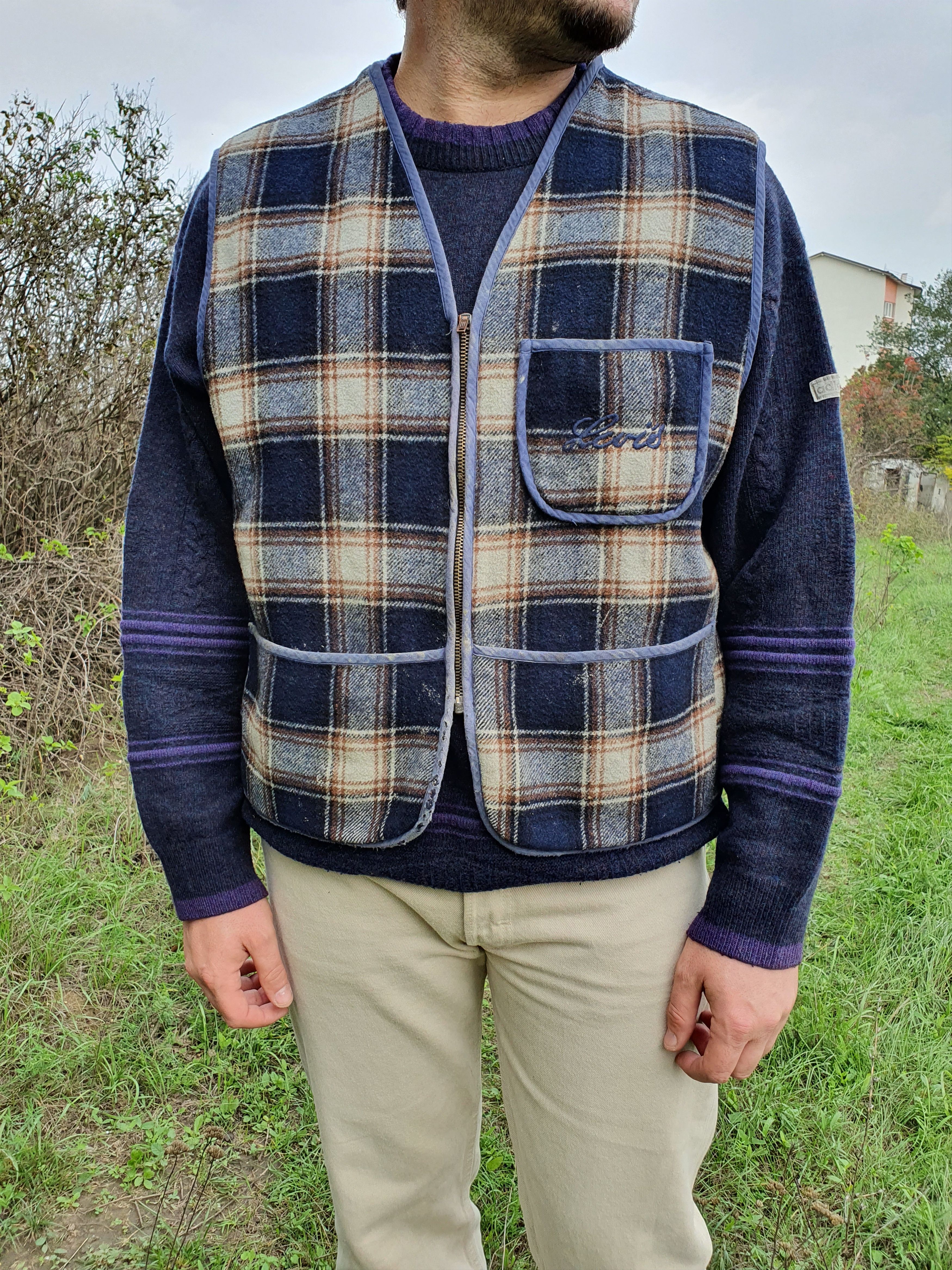 Levi's × Vintage 70s Very Rare Vintage Sherpa Wool Levi’s Vest Size US L / EU 52-54 / 3 - 1 Thumbnail