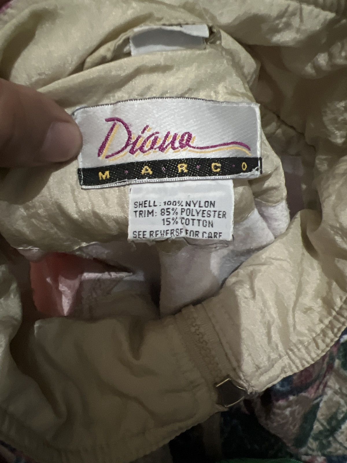 Japanese Brand × Vintage VINTAGE 90’s DIANE MARCO WINDBREAKER BAGGY PATCHWORK Size US XL / EU 56 / 4 - 7 Thumbnail