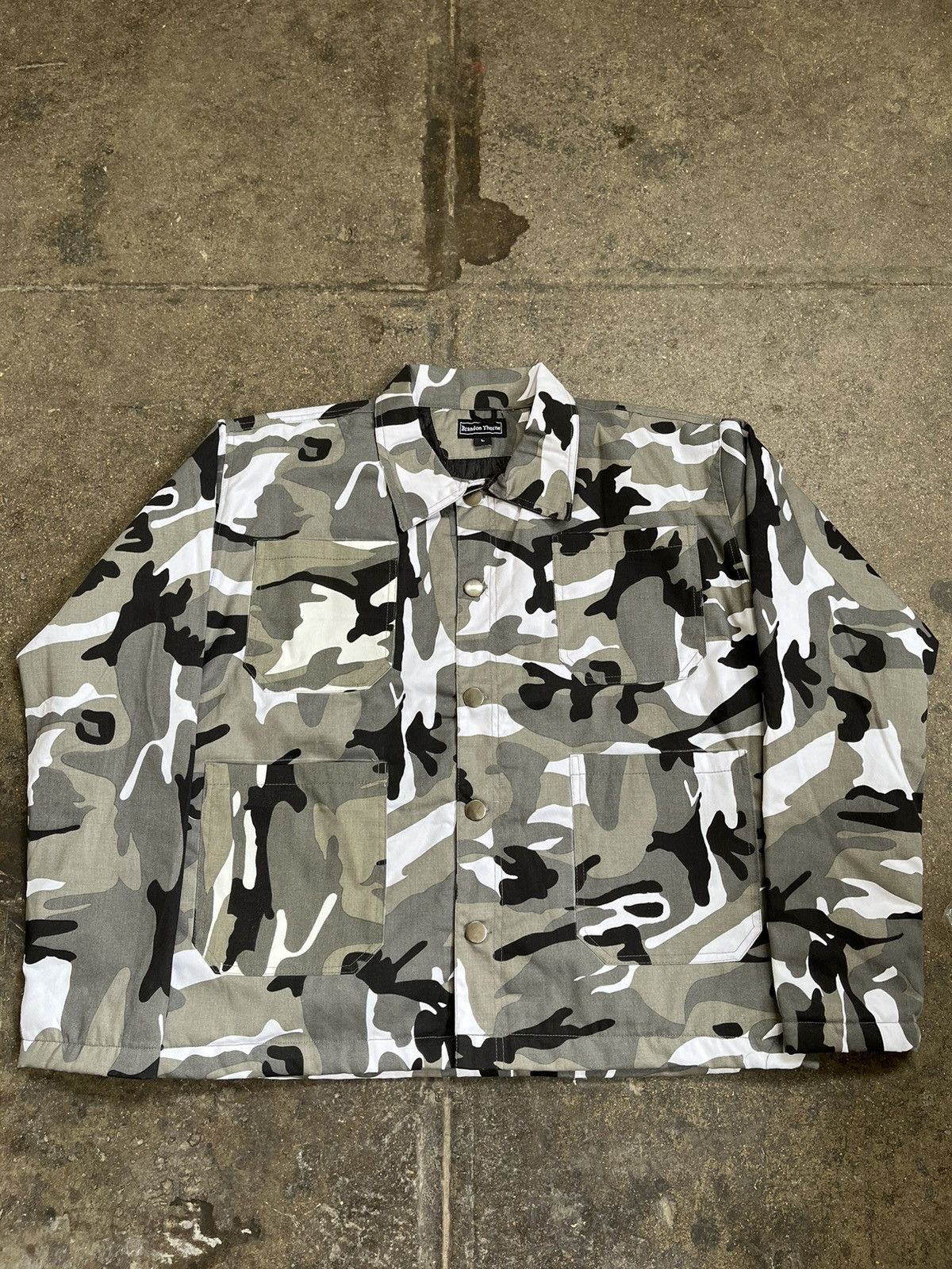 Vintage Camo Work Jacket Size US S / EU 44-46 / 1 - 1 Thumbnail