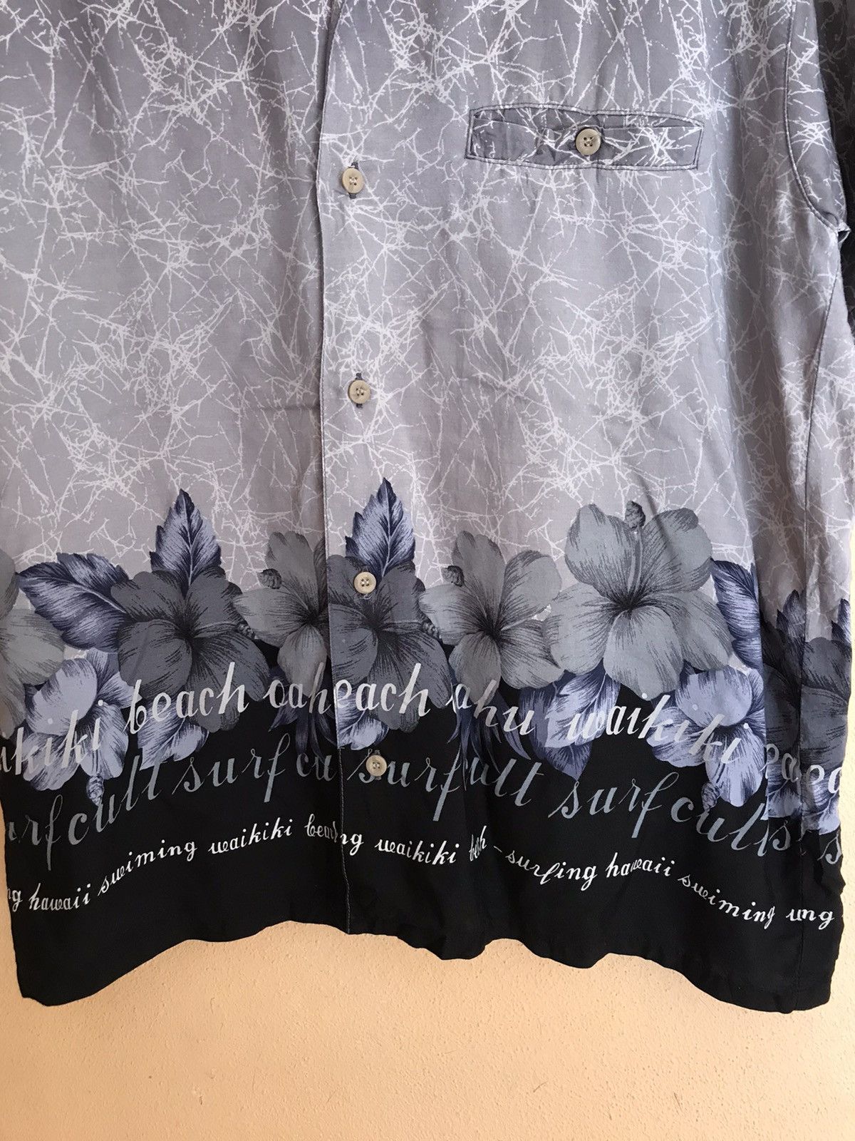 Japanese Brand SURF CULT HAWAII WAIKIKI BUTTON UP Size US XL / EU 56 / 4 - 8 Thumbnail