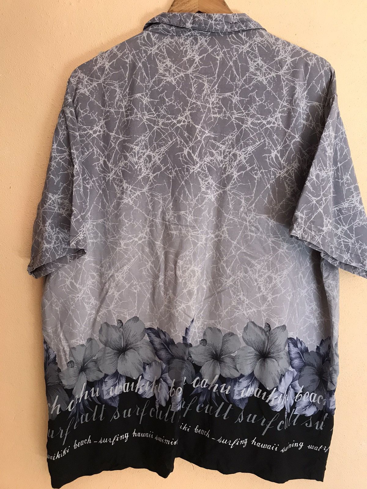 Japanese Brand SURF CULT HAWAII WAIKIKI BUTTON UP Size US XL / EU 56 / 4 - 7 Thumbnail