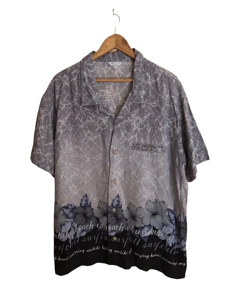 Japanese Brand SURF CULT HAWAII WAIKIKI BUTTON UP Size US XL / EU 56 / 4 - 1 Thumbnail