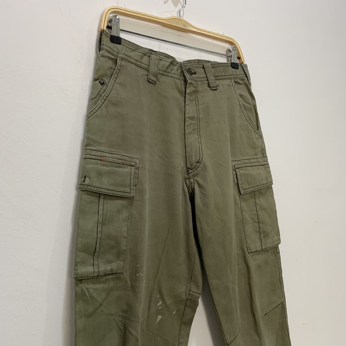 Japanese Brand × Seditionaries JAWIN Paint Splash Multipocket Tactical Utility Cargo Pant Size US 29 - 5 Thumbnail