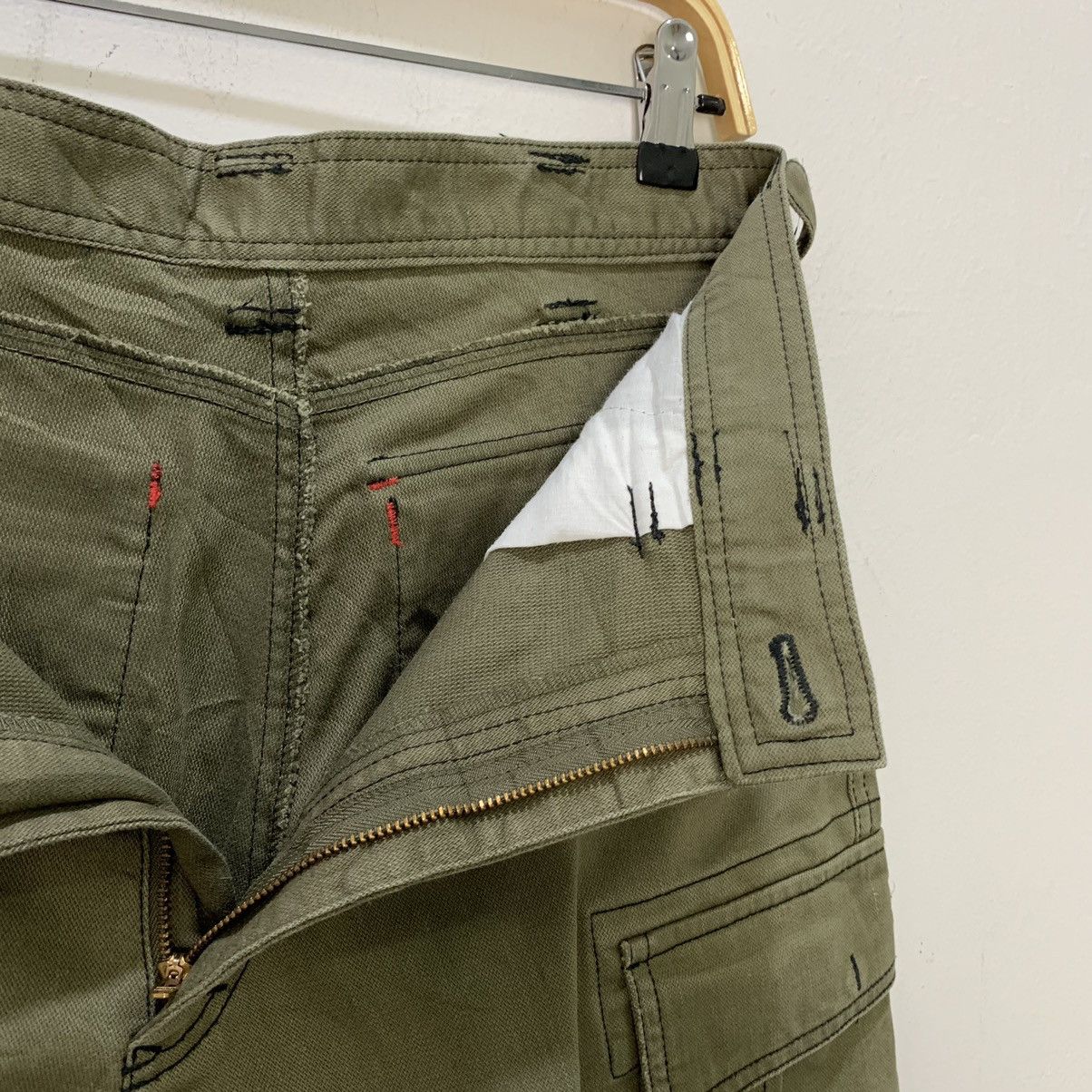 Japanese Brand × Seditionaries JAWIN Paint Splash Multipocket Tactical Utility Cargo Pant Size US 29 - 16 Thumbnail
