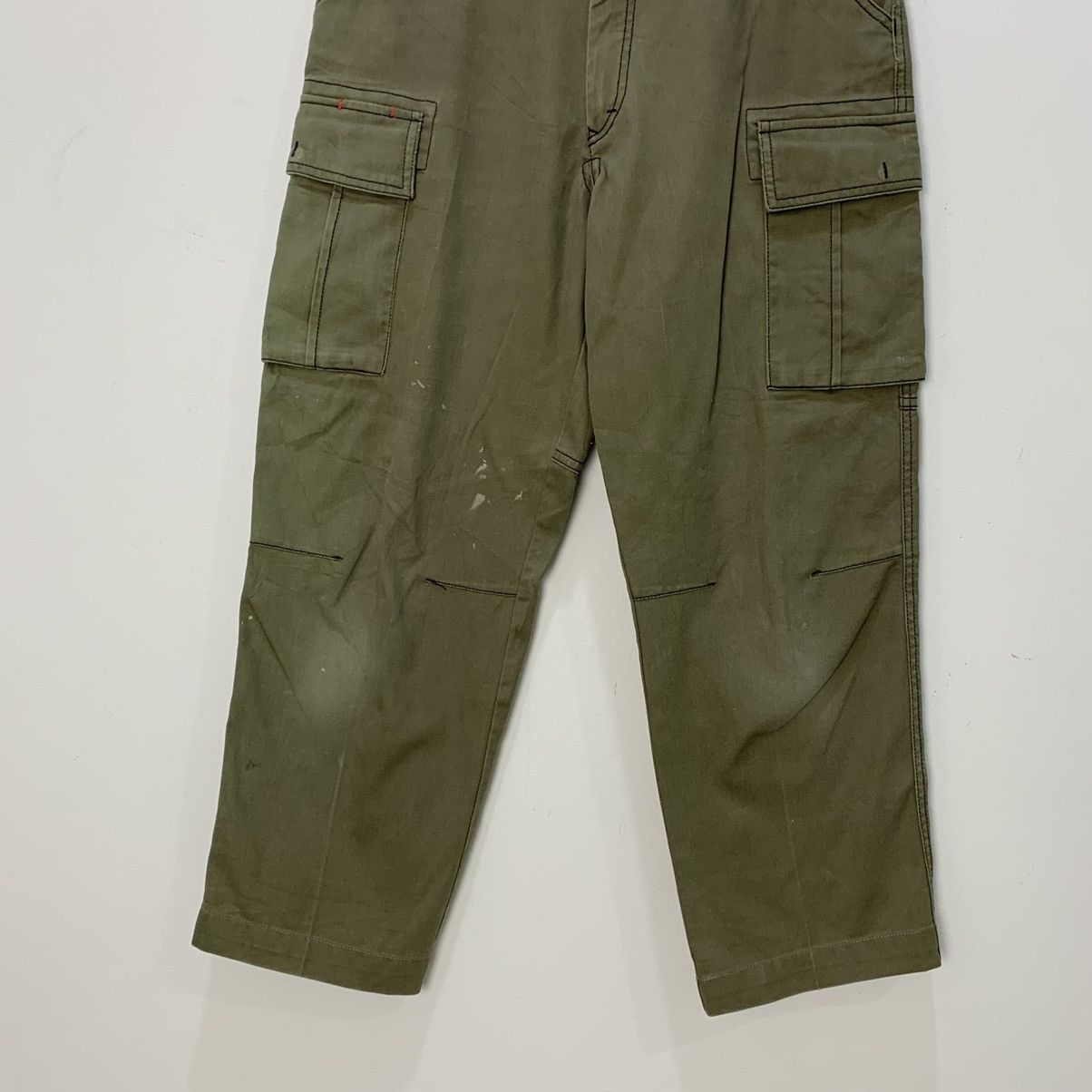 Japanese Brand × Seditionaries JAWIN Paint Splash Multipocket Tactical Utility Cargo Pant Size US 29 - 4 Thumbnail