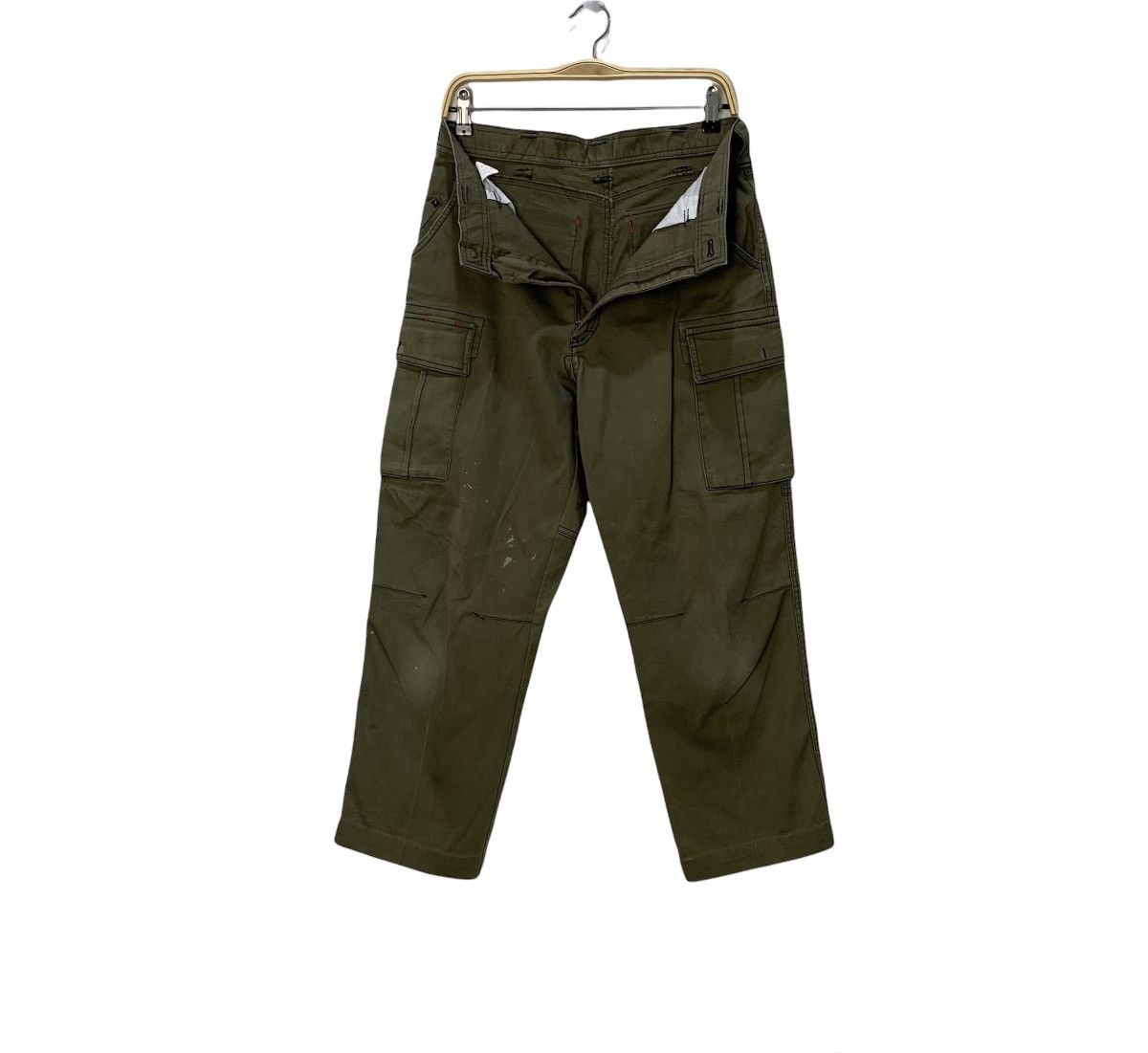 Japanese Brand × Seditionaries JAWIN Paint Splash Multipocket Tactical Utility Cargo Pant Size US 29 - 2 Thumbnail