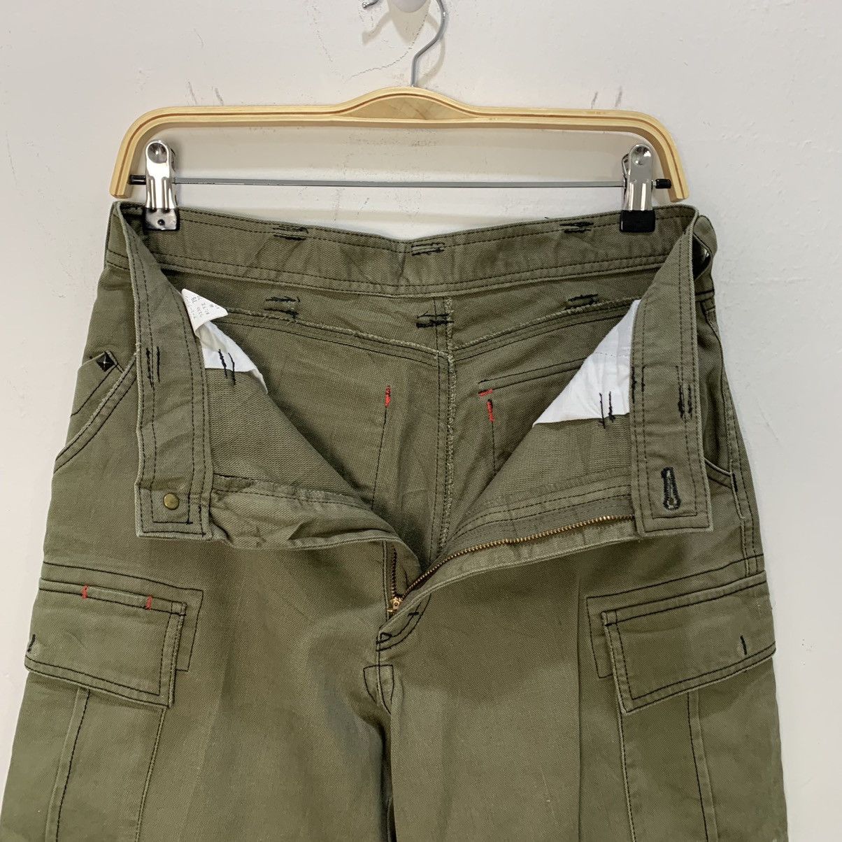 Japanese Brand × Seditionaries JAWIN Paint Splash Multipocket Tactical Utility Cargo Pant Size US 29 - 14 Thumbnail
