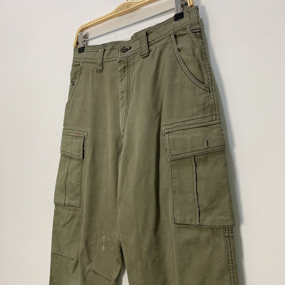 Japanese Brand × Seditionaries JAWIN Paint Splash Multipocket Tactical Utility Cargo Pant Size US 29 - 6 Thumbnail
