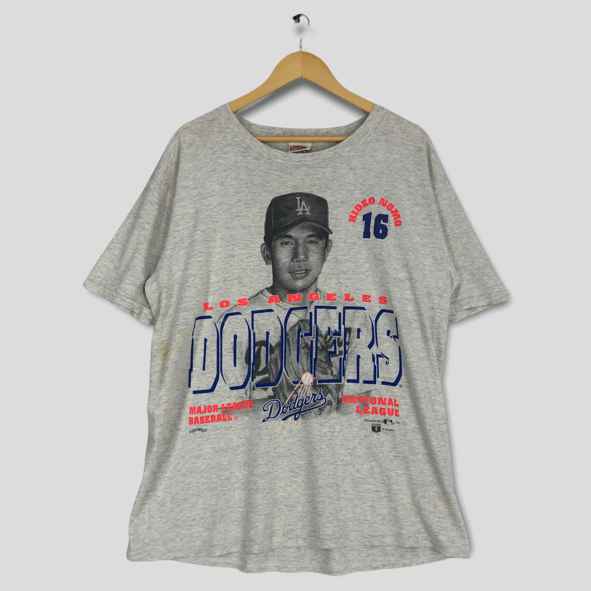 Vintage Hideo Nomo 16 Los Angeles Dodgers T ShirT