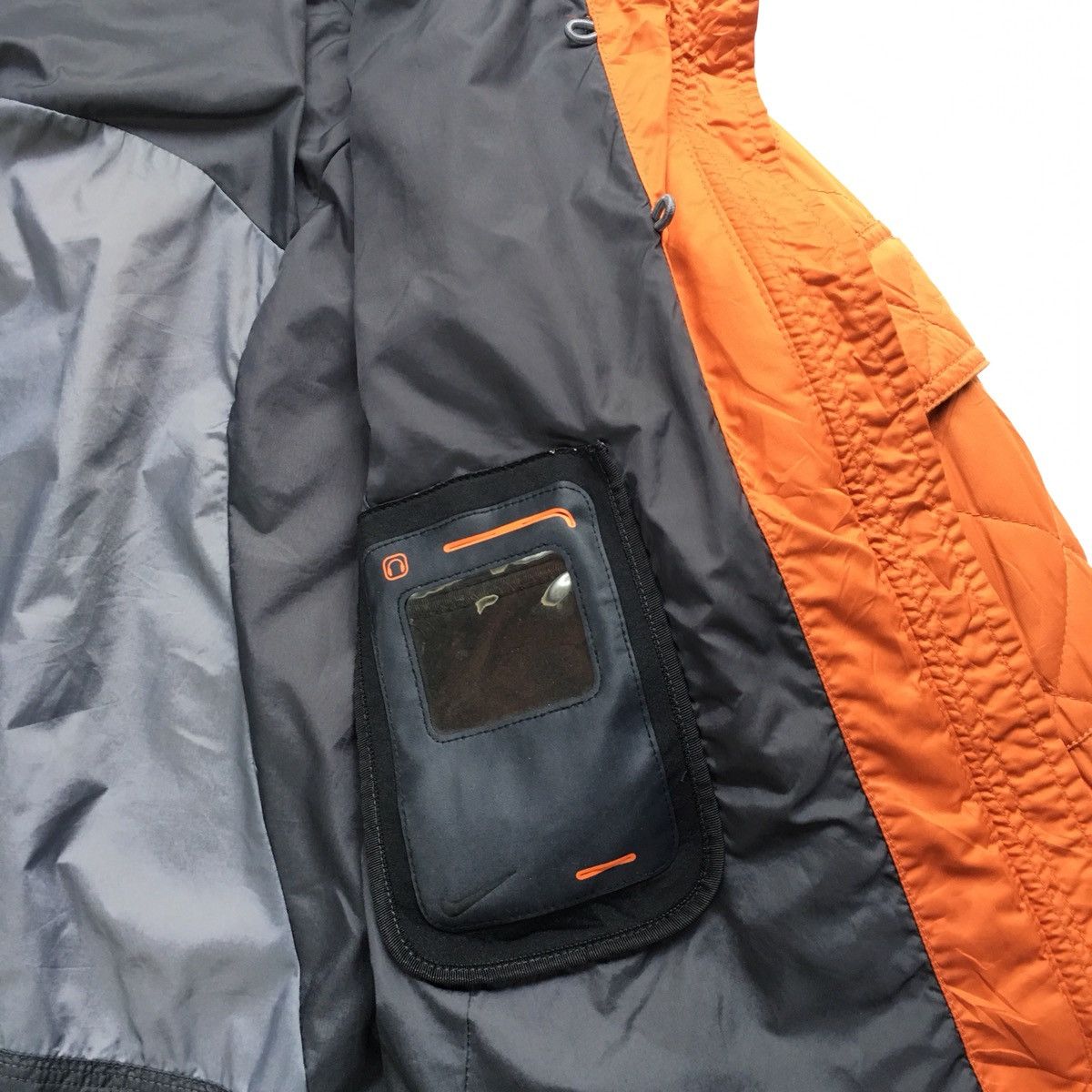 Nike × Vintage Nike Swoosh Puffer Quilted Zipper Vtg Jacket Size US M / EU 48-50 / 2 - 6 Thumbnail