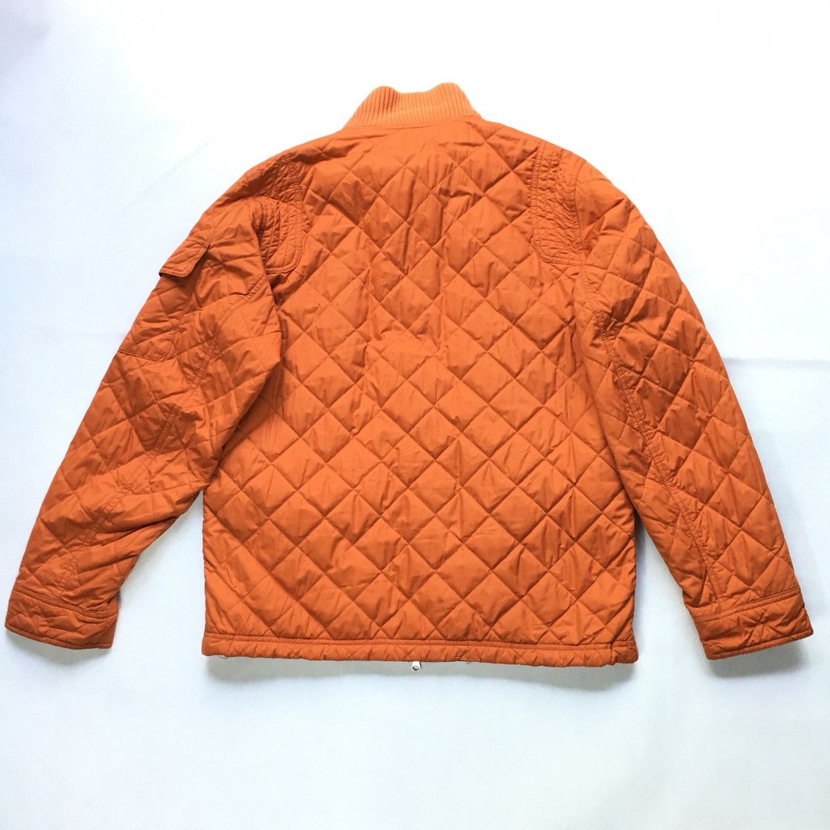 Nike × Vintage Nike Swoosh Puffer Quilted Zipper Vtg Jacket Size US M / EU 48-50 / 2 - 3 Thumbnail