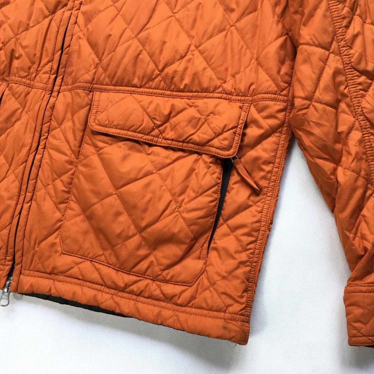 Nike × Vintage Nike Swoosh Puffer Quilted Zipper Vtg Jacket Size US M / EU 48-50 / 2 - 5 Thumbnail
