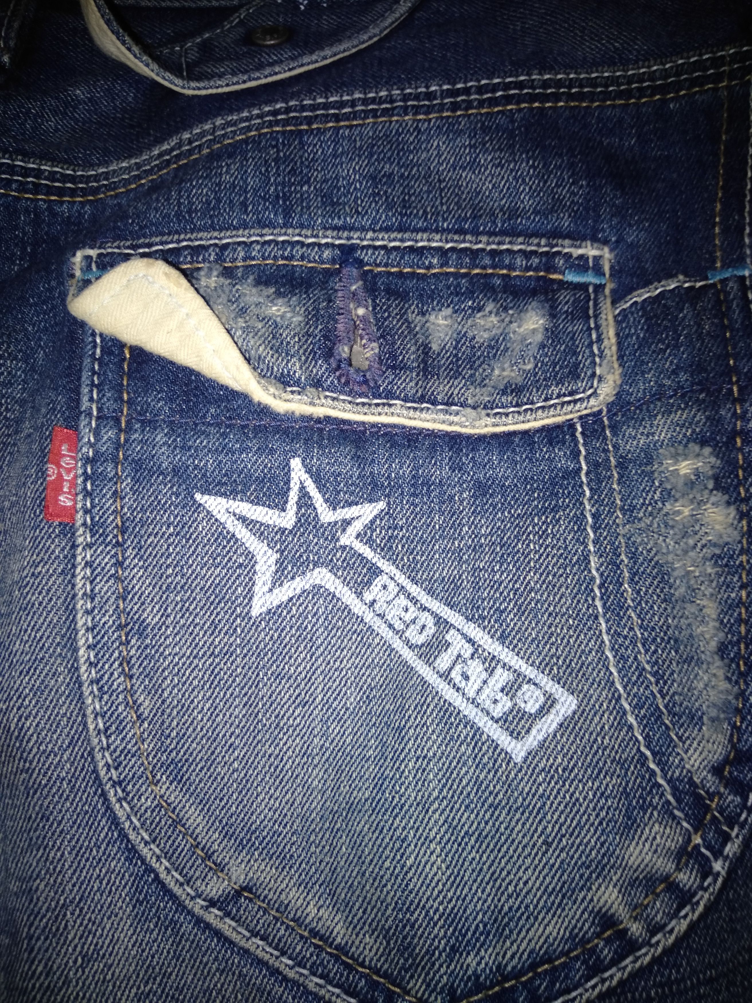 Japanese Brand × Levi's × Vintage vintage selvage 90s Levis redtab buckle back distresed denim Size US 30 / EU 46 - 11 Thumbnail