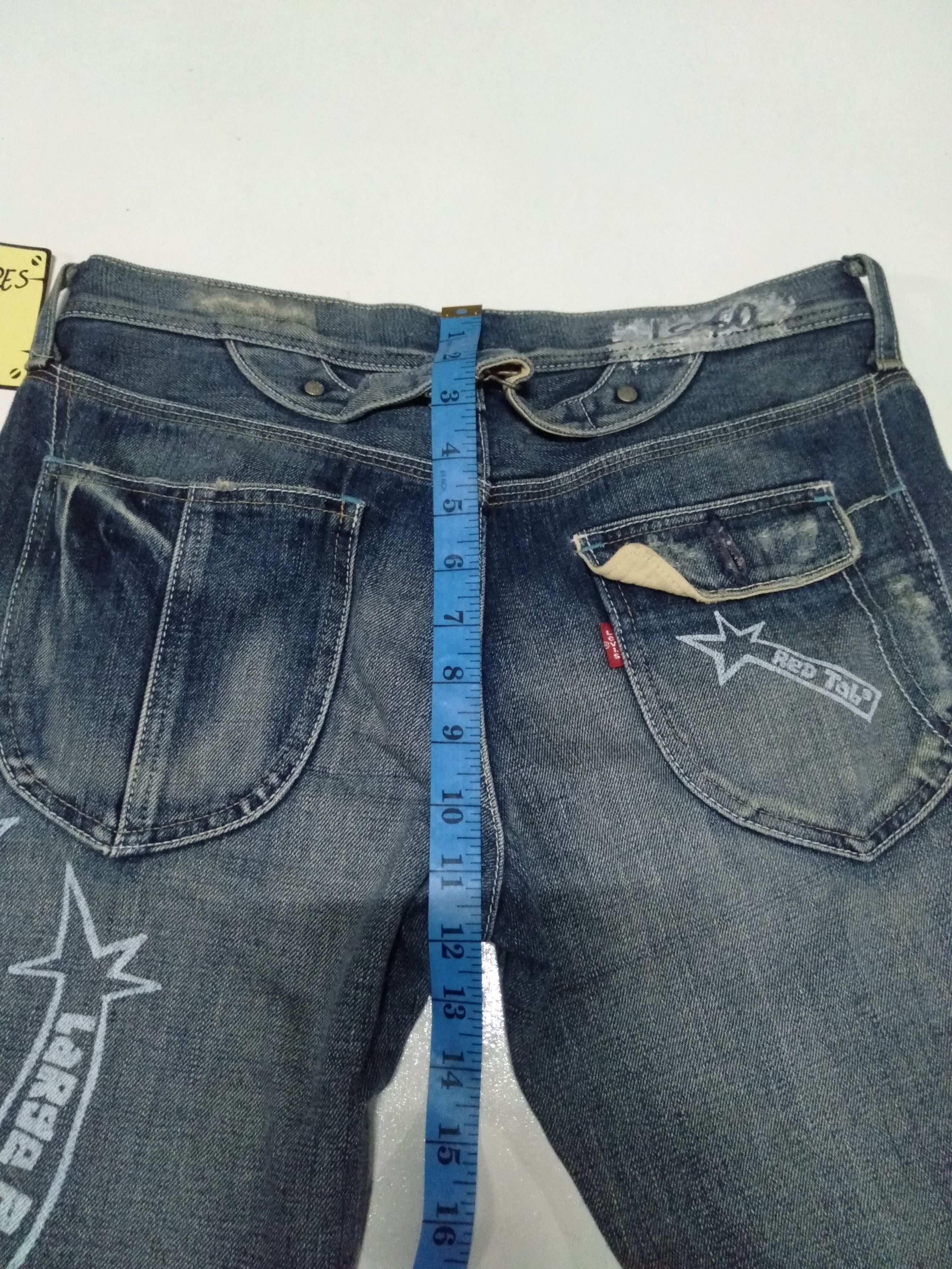 Japanese Brand × Levi's × Vintage vintage selvage 90s Levis redtab buckle back distresed denim Size US 30 / EU 46 - 4 Thumbnail